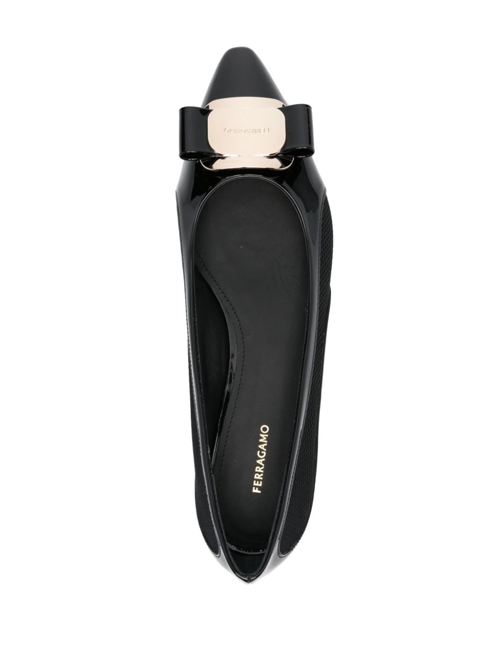 フラットシューズ Ferragamo BALLERINA ZEA Ferragamo Zea Woven Buckle Ballerina Flats | Neiman Marcus