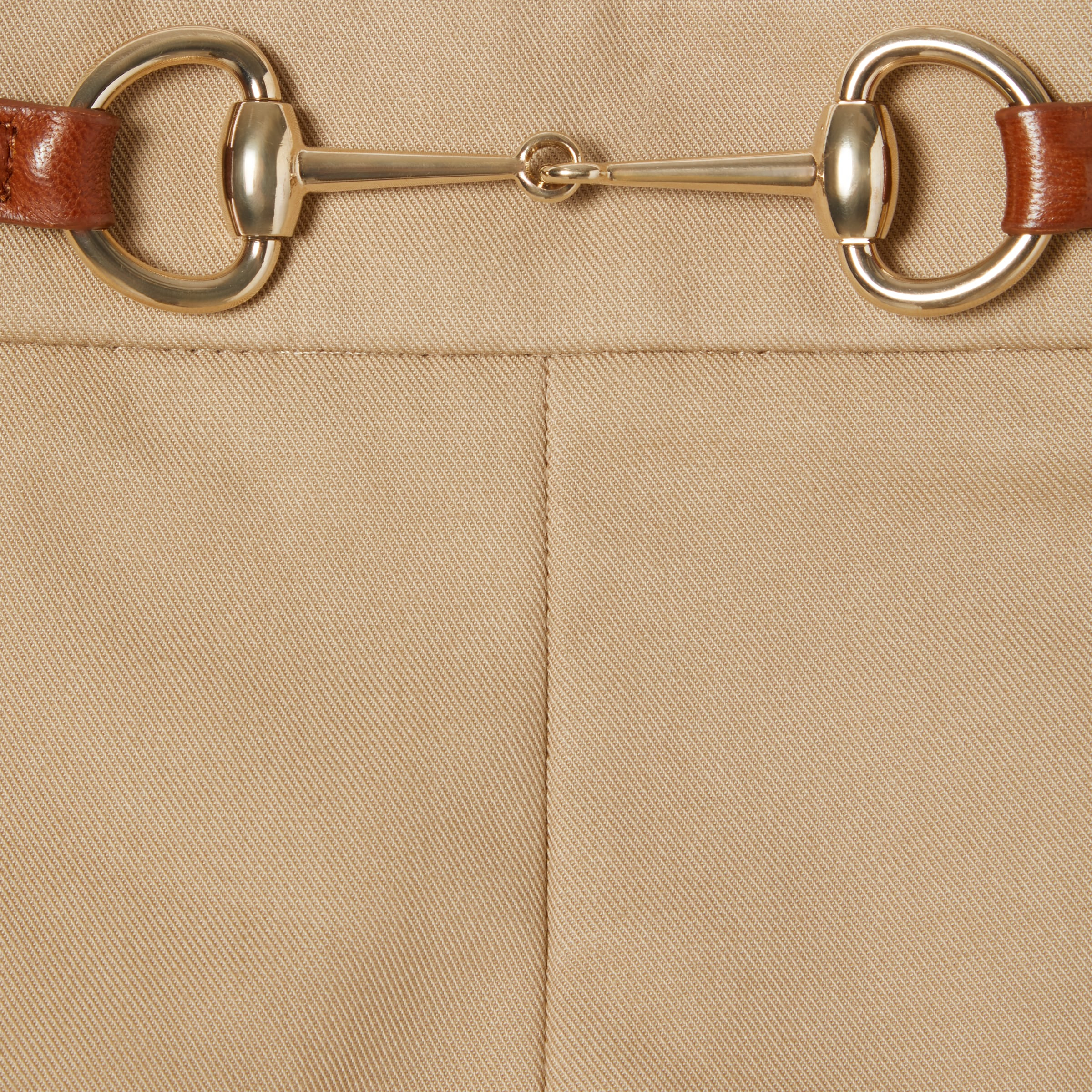 Cotton drill pants with Horsebit - 7