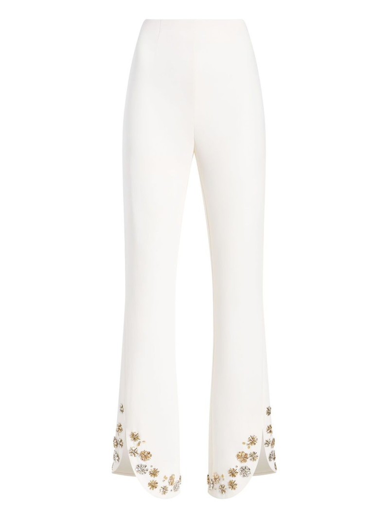 Tumbling flowers split trousers 1