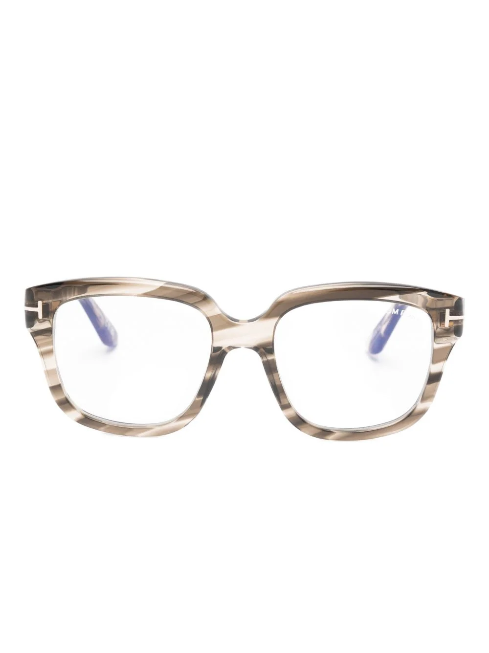 stripe geometric glasses - 1