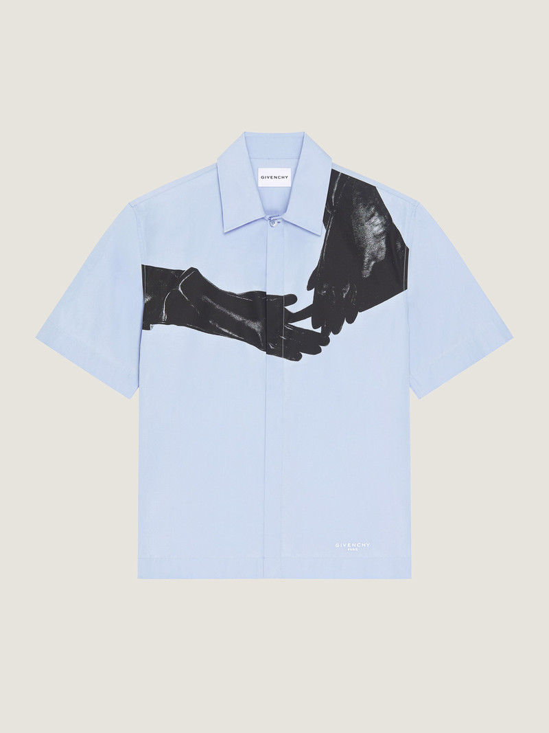 SHIRT IN POPLIN WITH SURREALISM PRINT 1