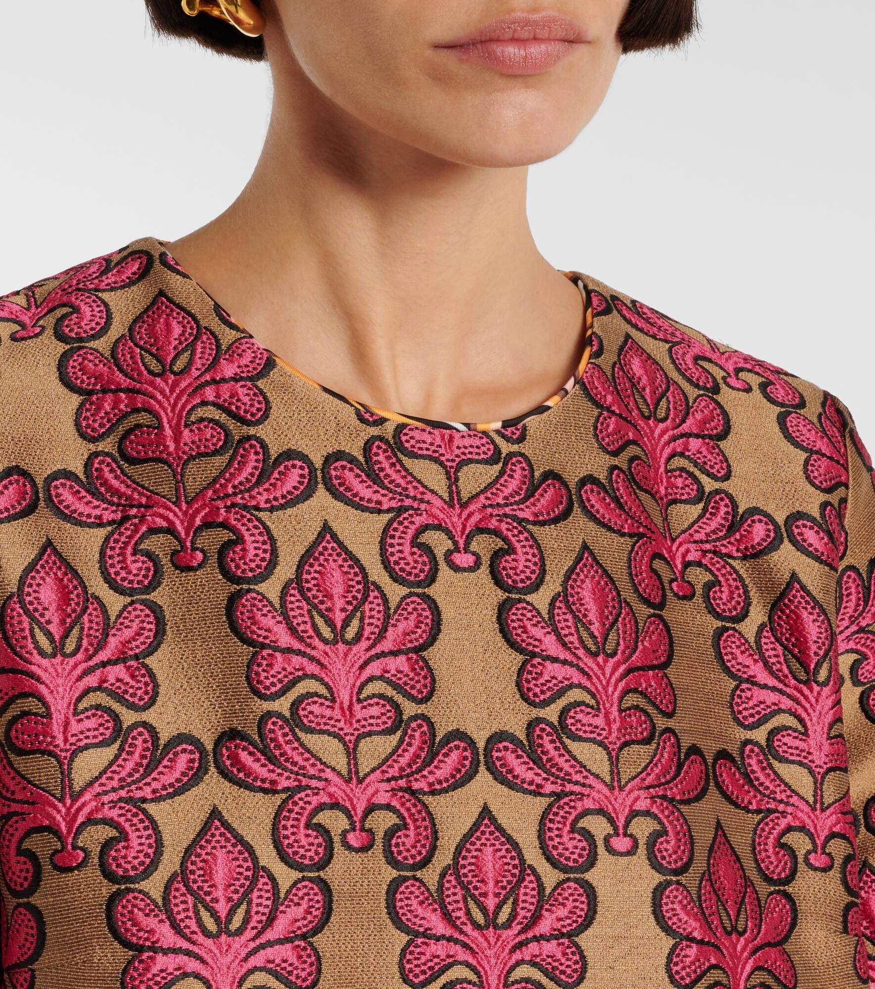 Jacquard minidress - 4