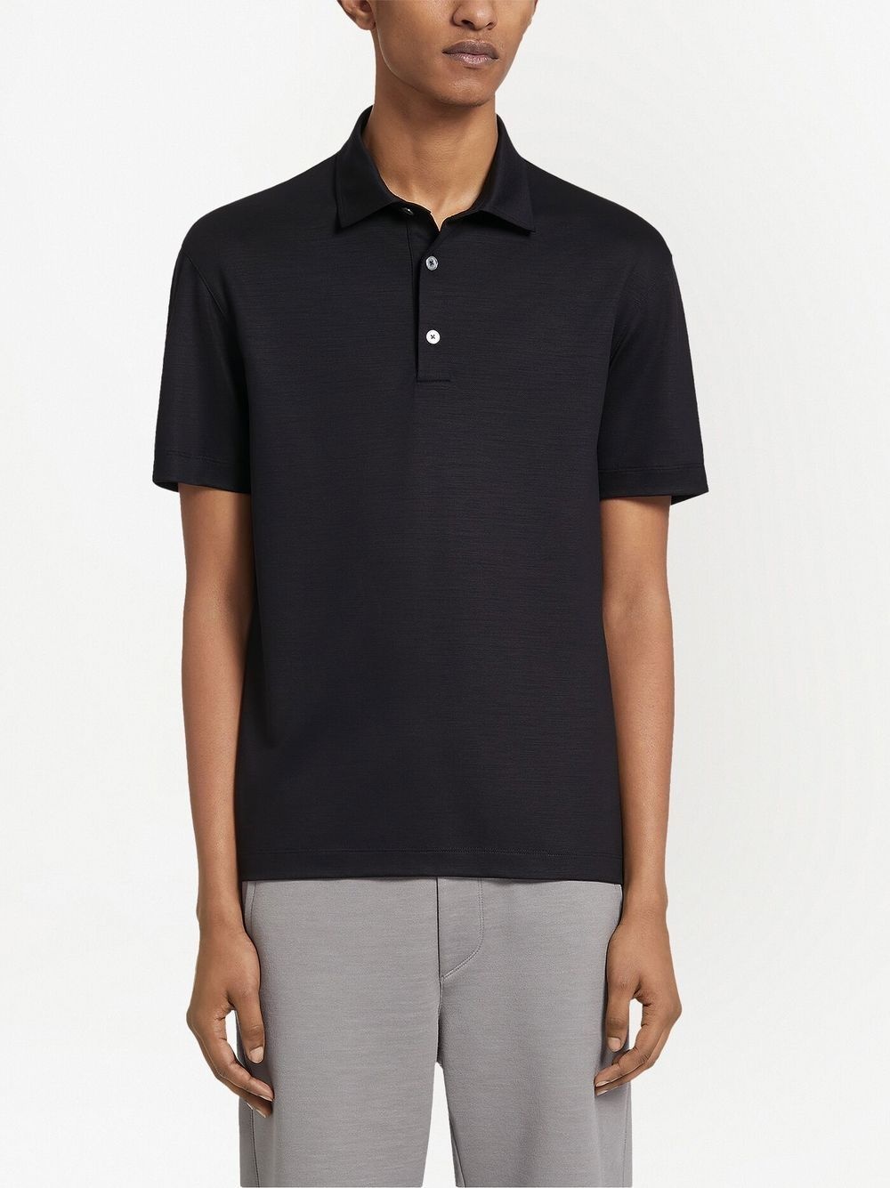High Performance wool polo shirt - 2