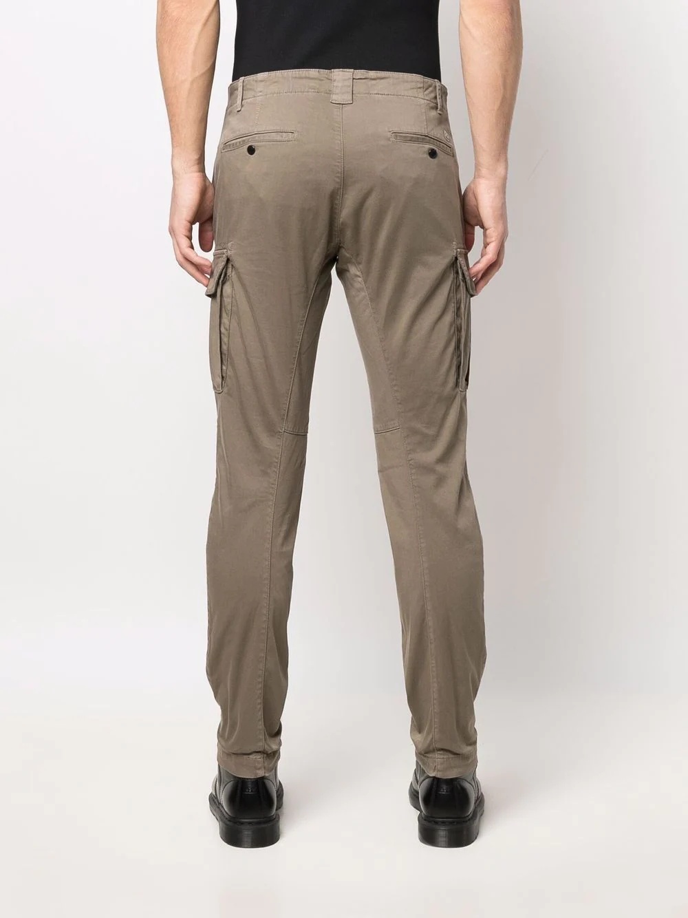 slim-fit cargo trousers - 4