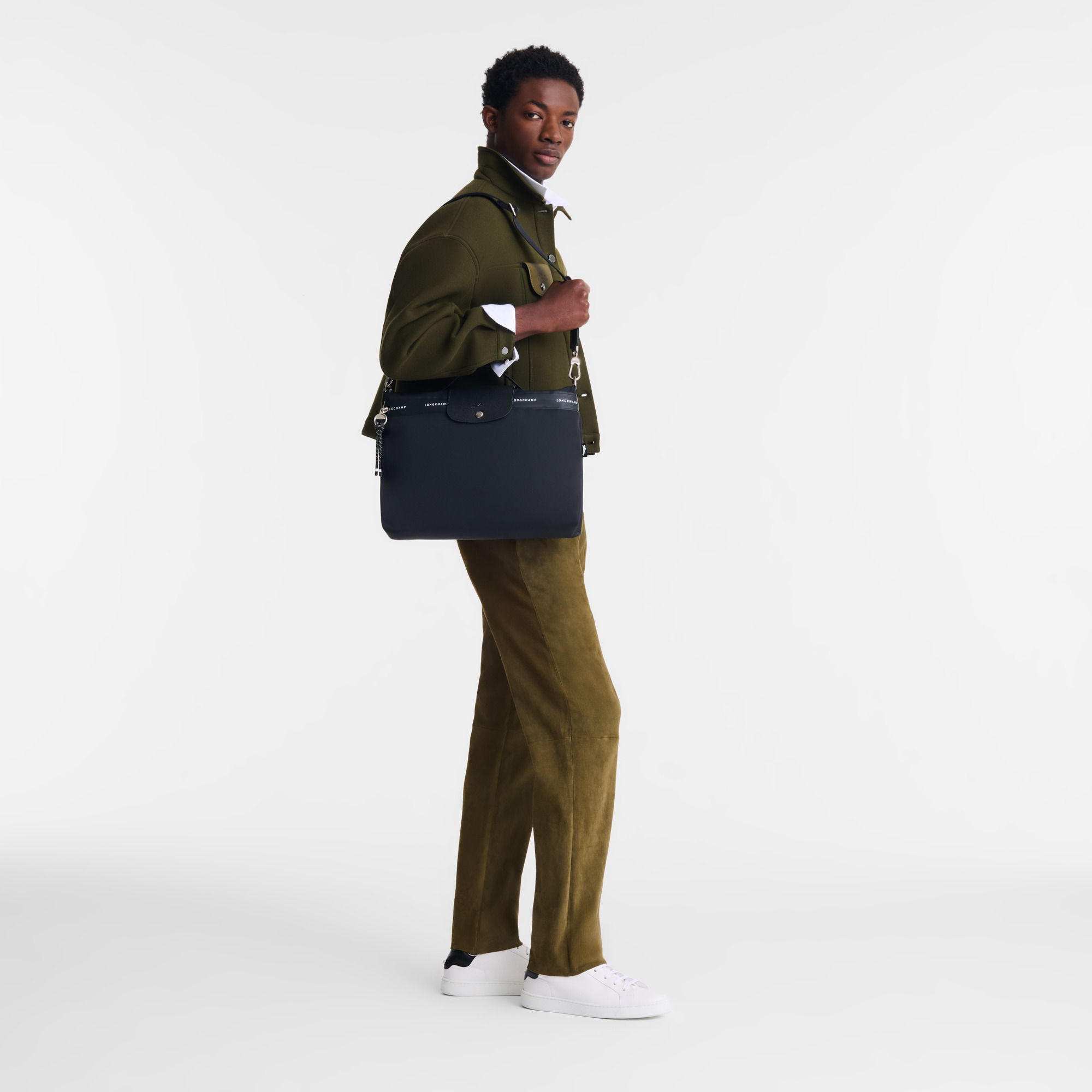 Le Pliage Energy Briefcase Black - Canvas - 2