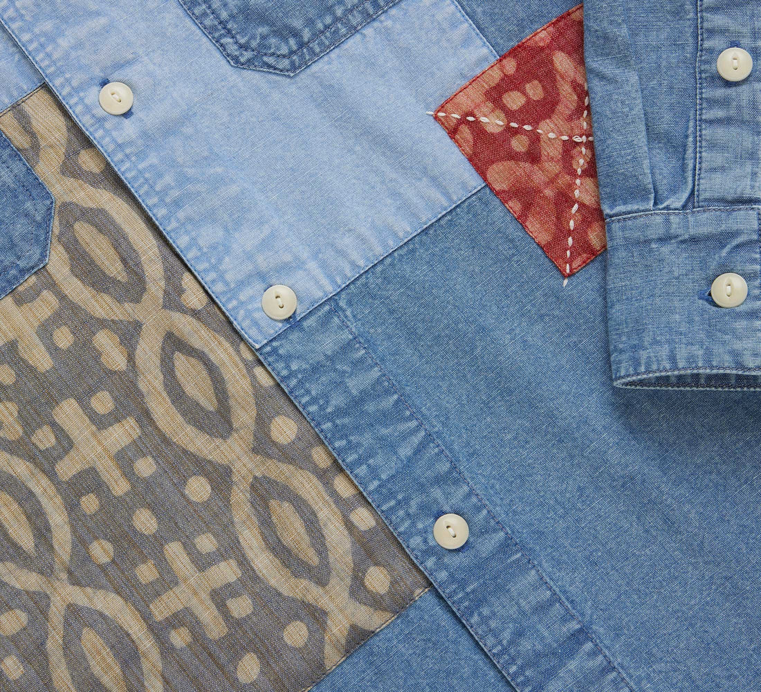 Utility Shirt - Patchwork Chambray - 4
