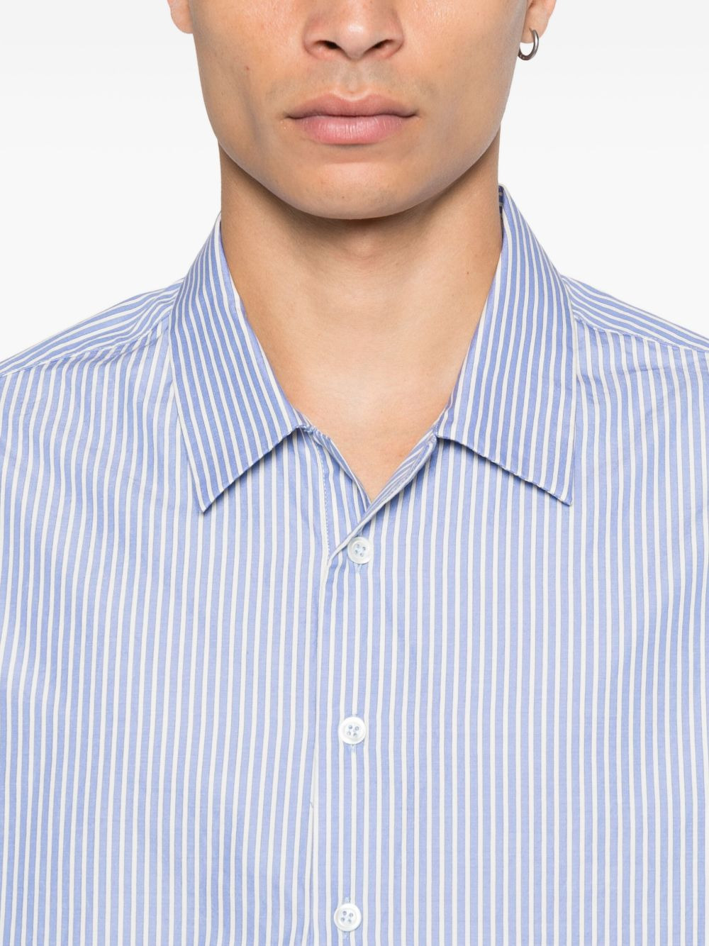 striped cotton shirt - 5