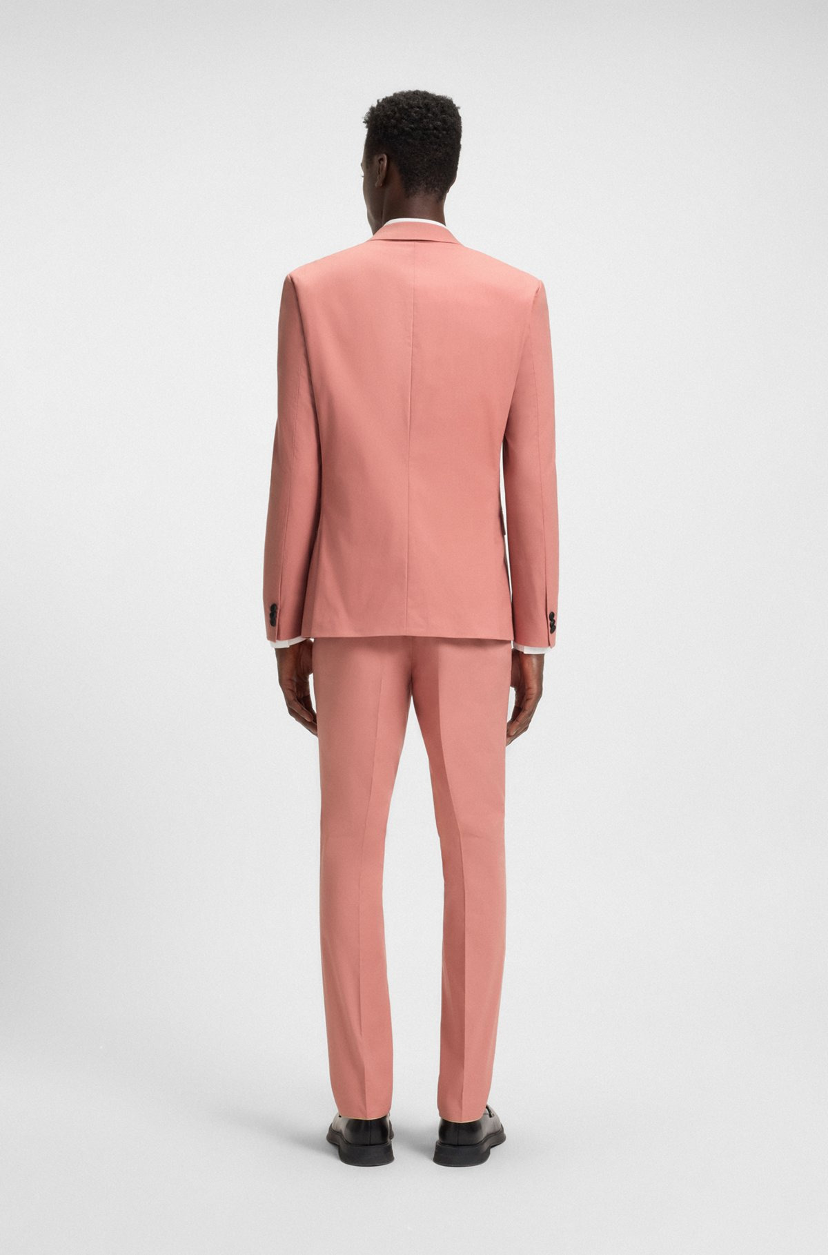 EXTRA-SLIM-FIT JACKET IN PAPER-TOUCH STRETCH COTTON - 4