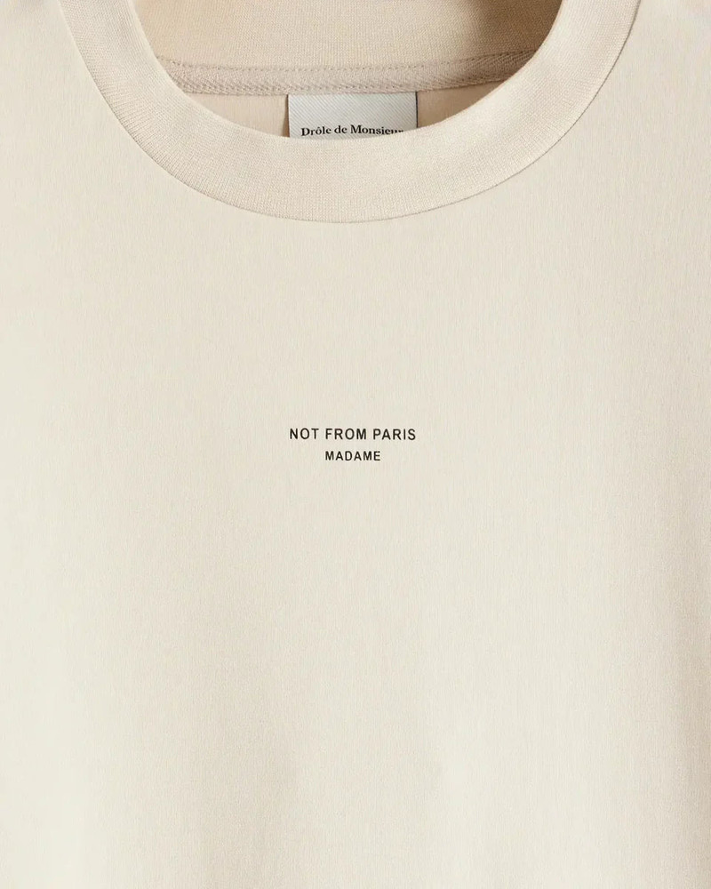 Drôle de Monsieur Le T-Shirt Slogan Classique outlook
