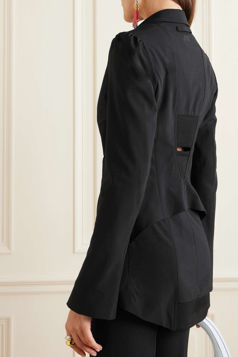 + KNWLS cutout paneled stretch-crepe blazer 3