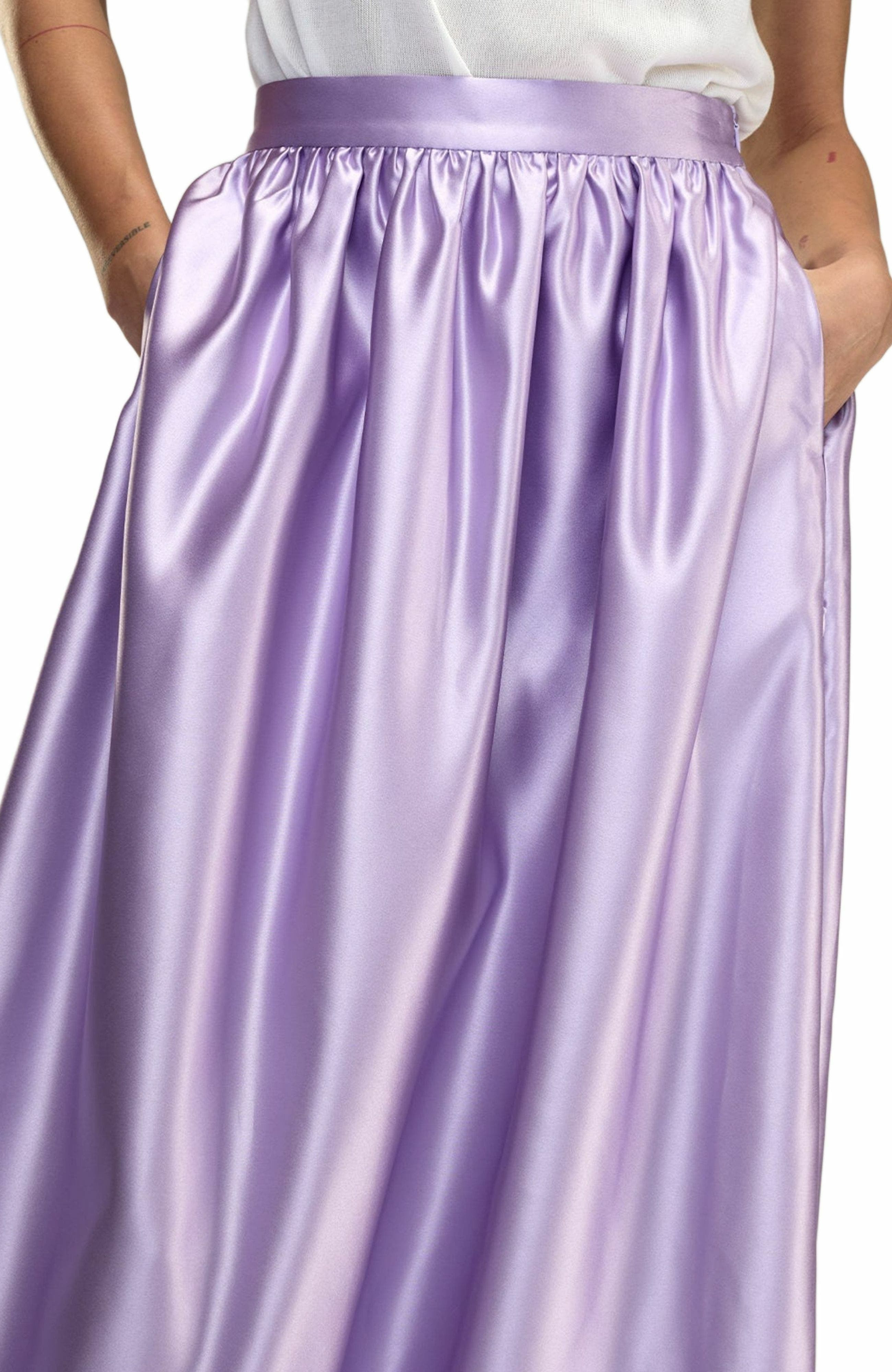 Cynthia Rowley Belle Maxi Skirt in Lavender at Nordstrom - 5