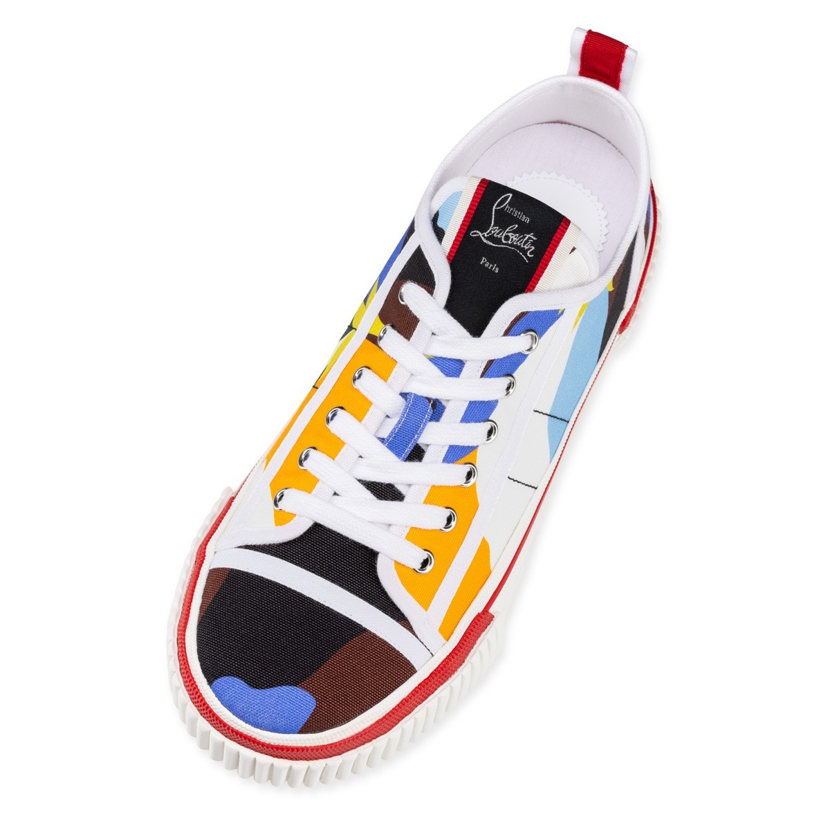 Christian Louboutin Men's Pedro Junior Canvas Low-top Sneakers