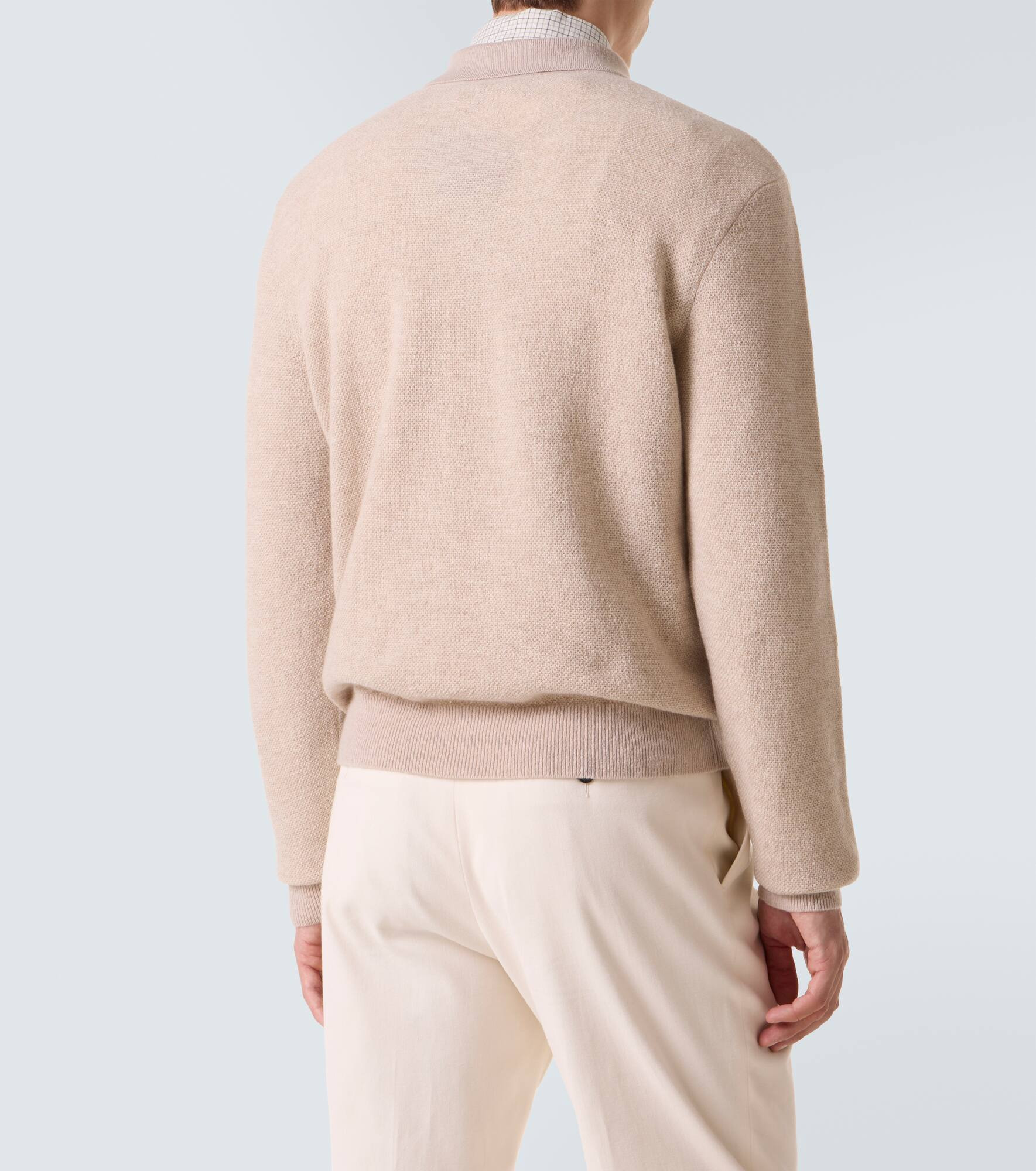 Cashmere polo sweater - 4