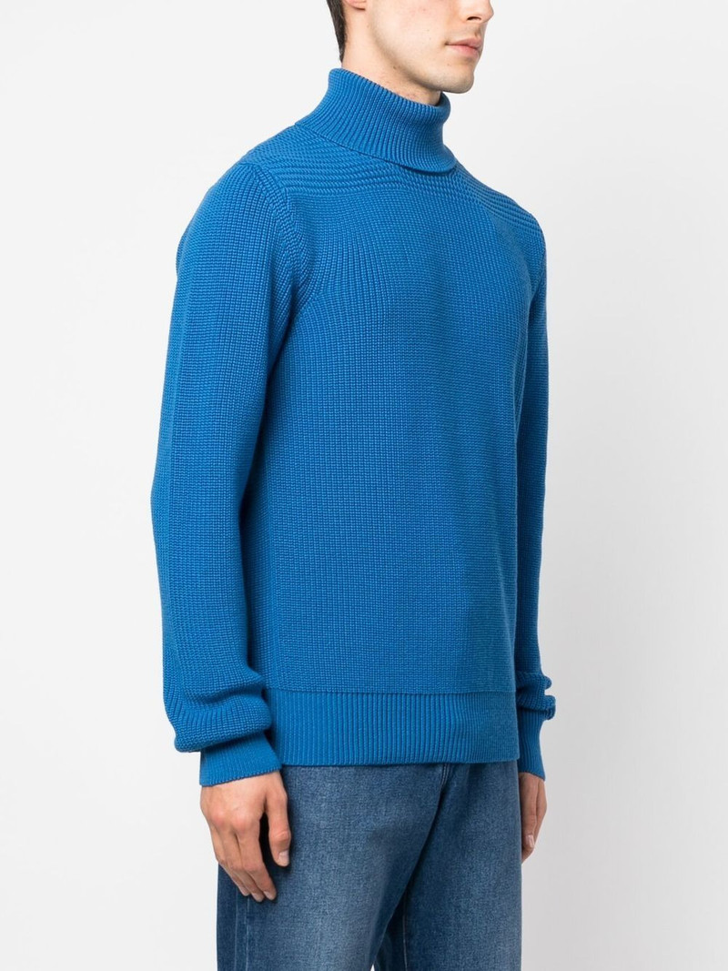chunky-knit roll neck jumper 3
