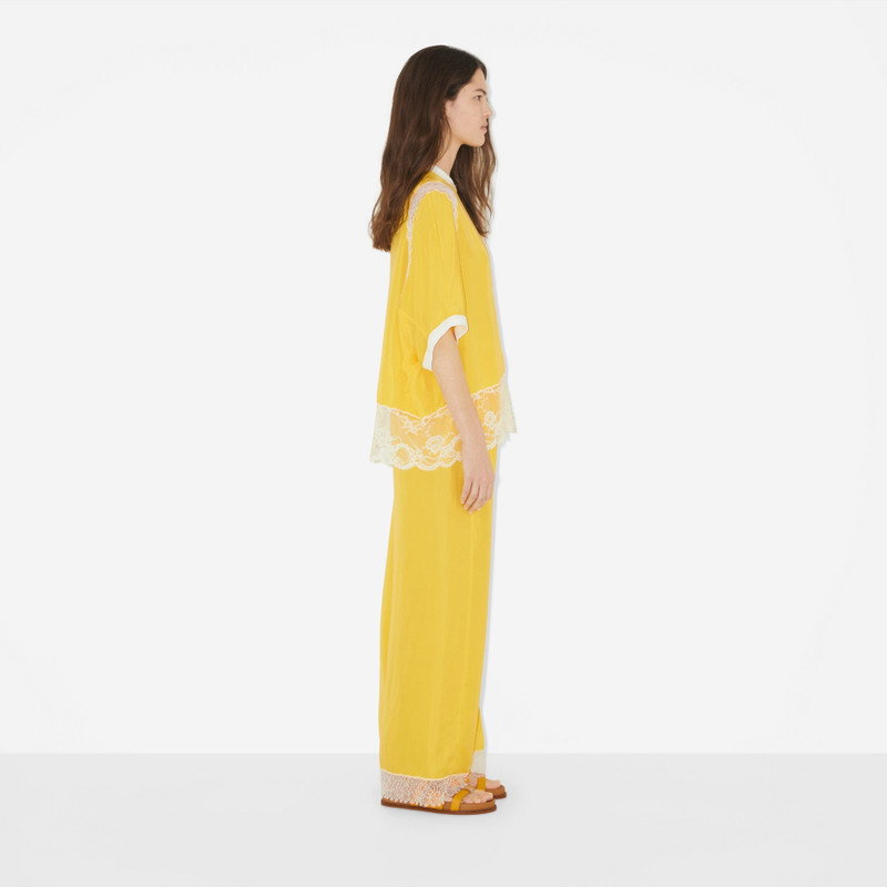 Satin Wide-leg Trousers 3