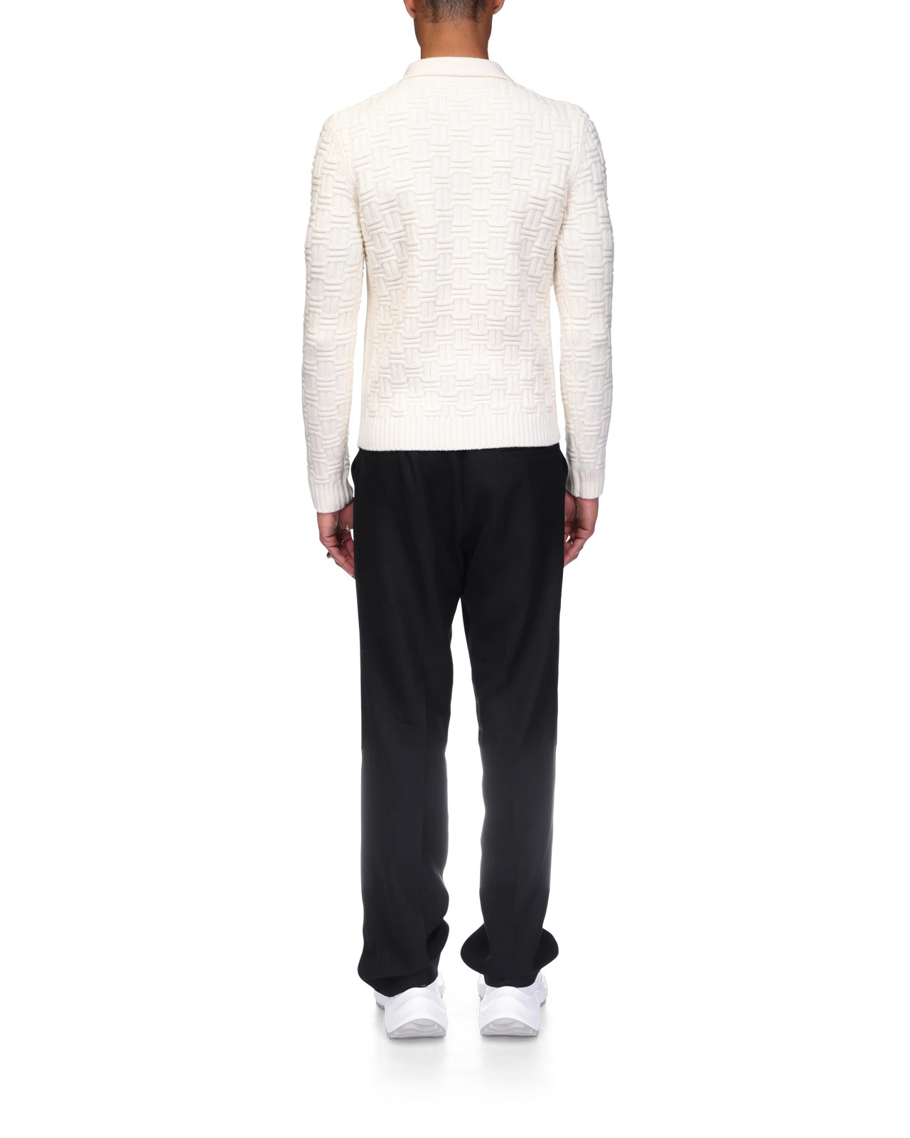 Column Knit Polo Shirt - 4