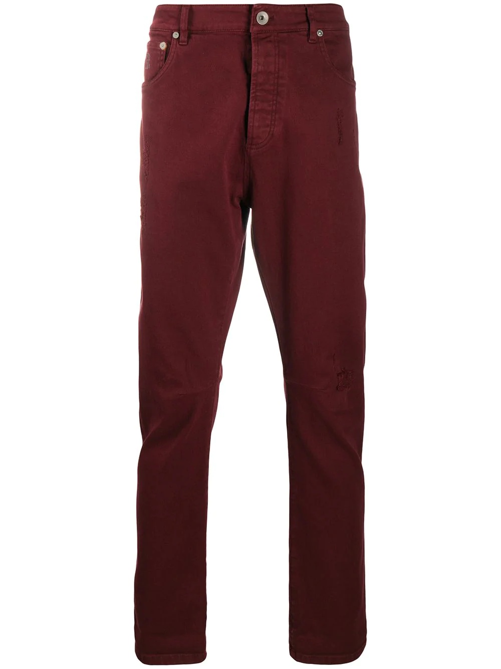 straight leg trousers - 1