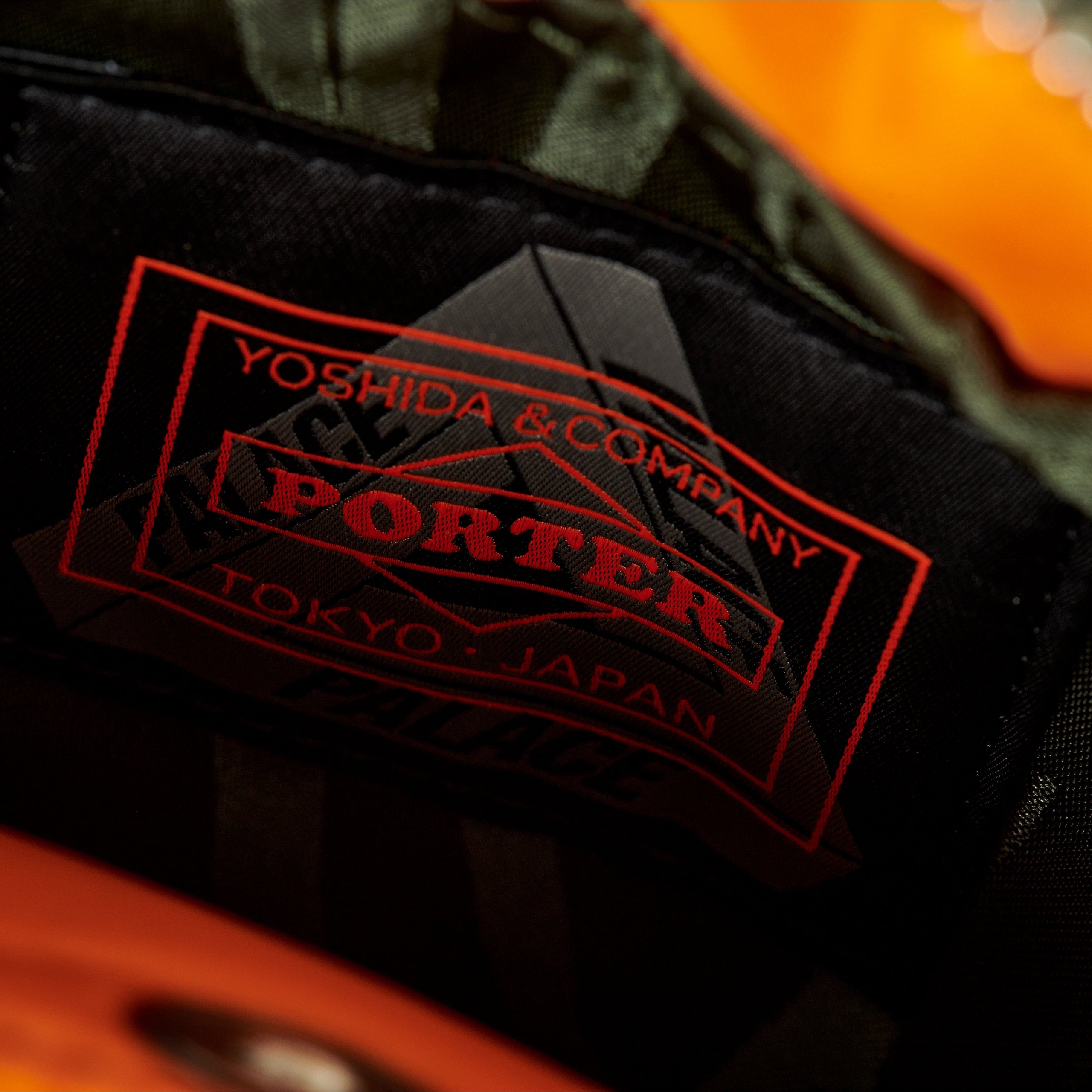 PALACE PORTER VERTICAL SHOULDER BAG OLIVE / JACQUARD - 4