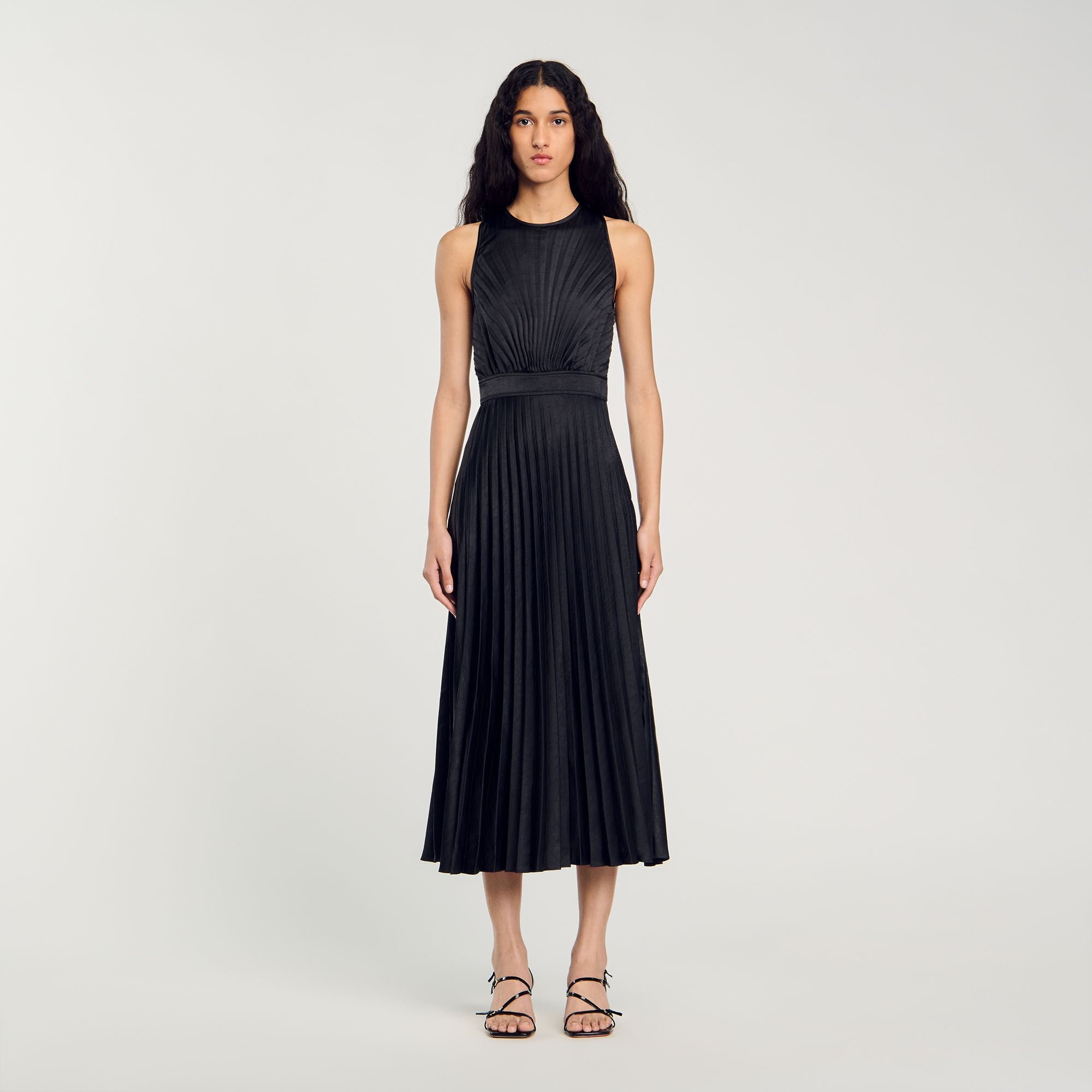 PLEATED MAXI DRESS - 3