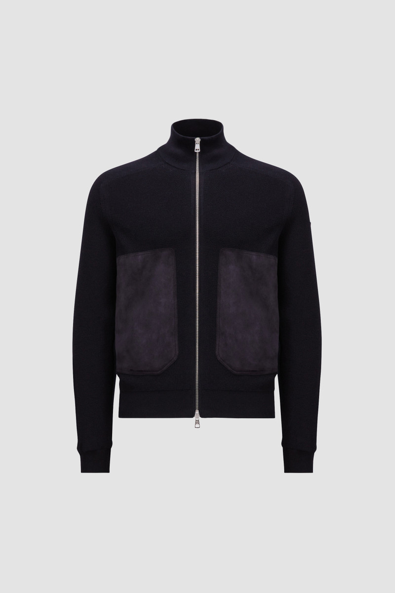 Cotton & Cashmere Zip-Up Cardigan 1