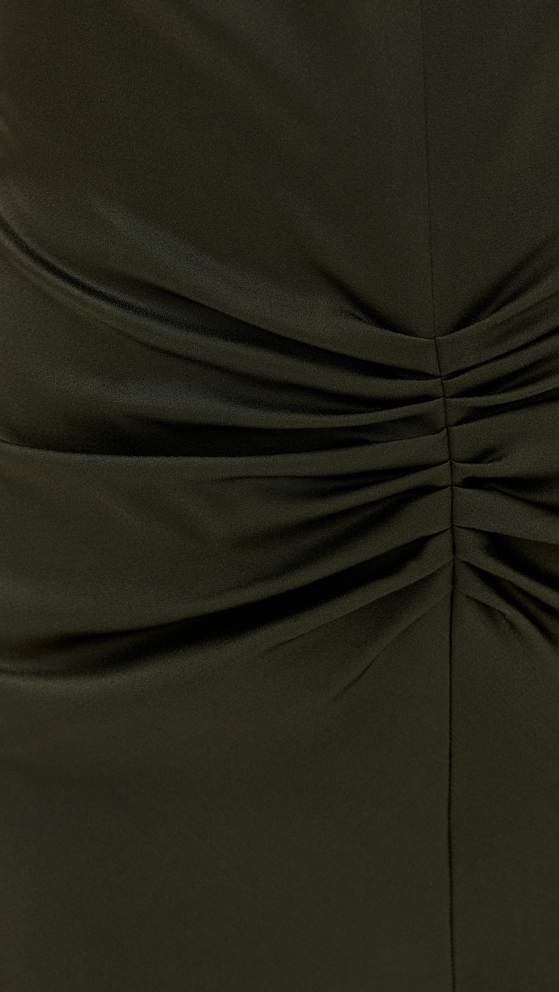 Gathered Waist Midi Dress - 5