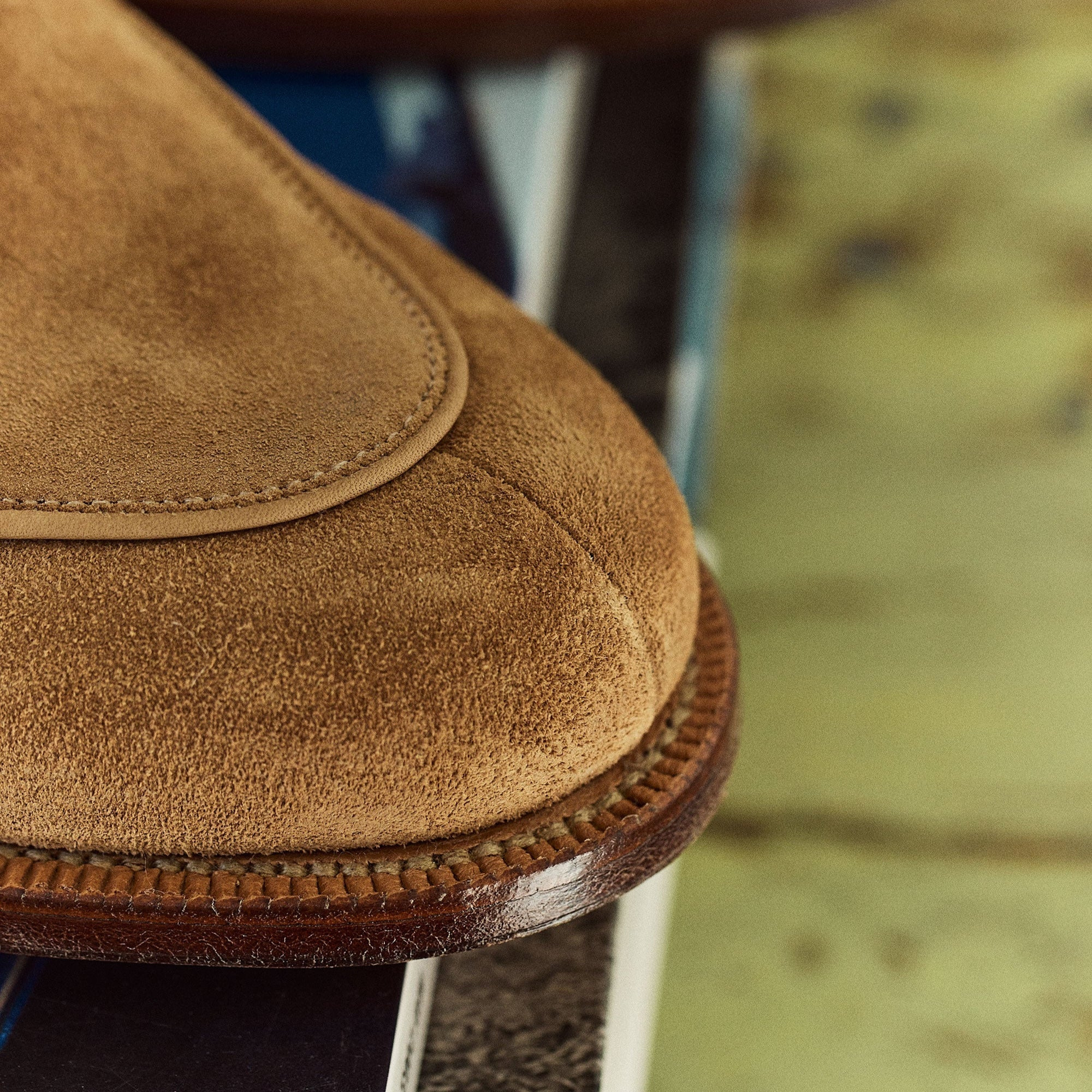 Bristol - Peanut Papillon Calf Suede - 6