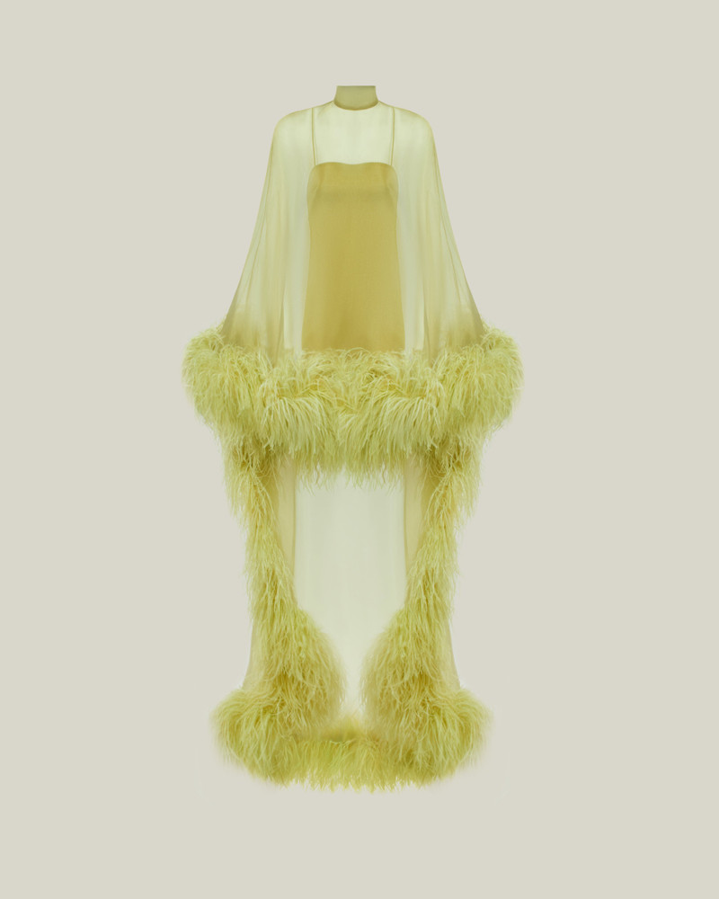 Daisy Kaftan in Gold Kiwi 1