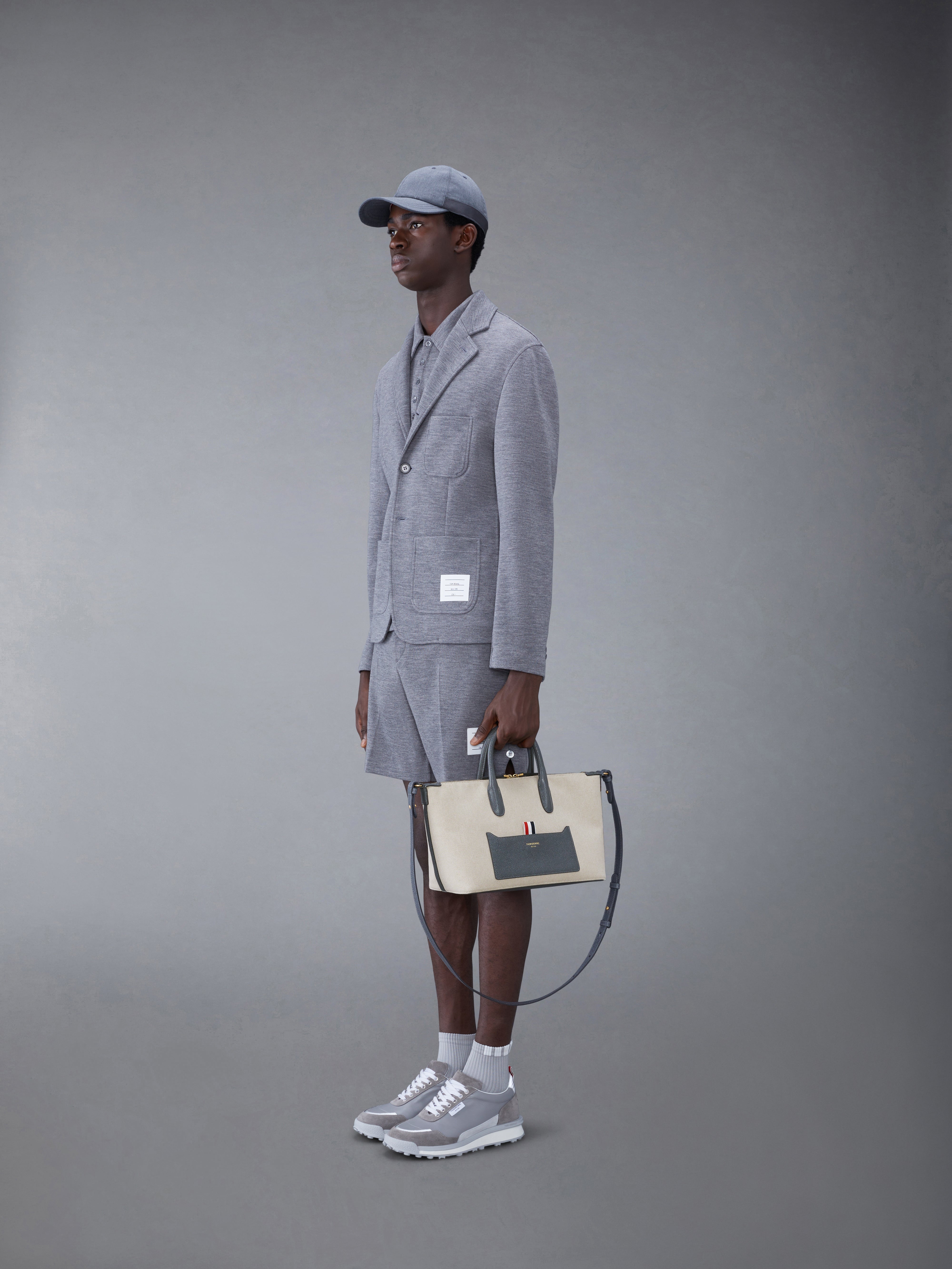 grosgrain-loop tote bag - 2