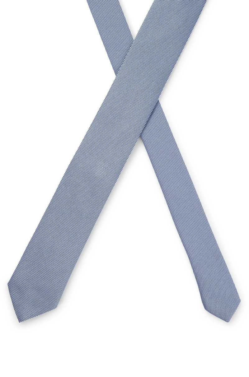 SILK TIE WITH ALL-OVER JACQUARD PATTERN 4