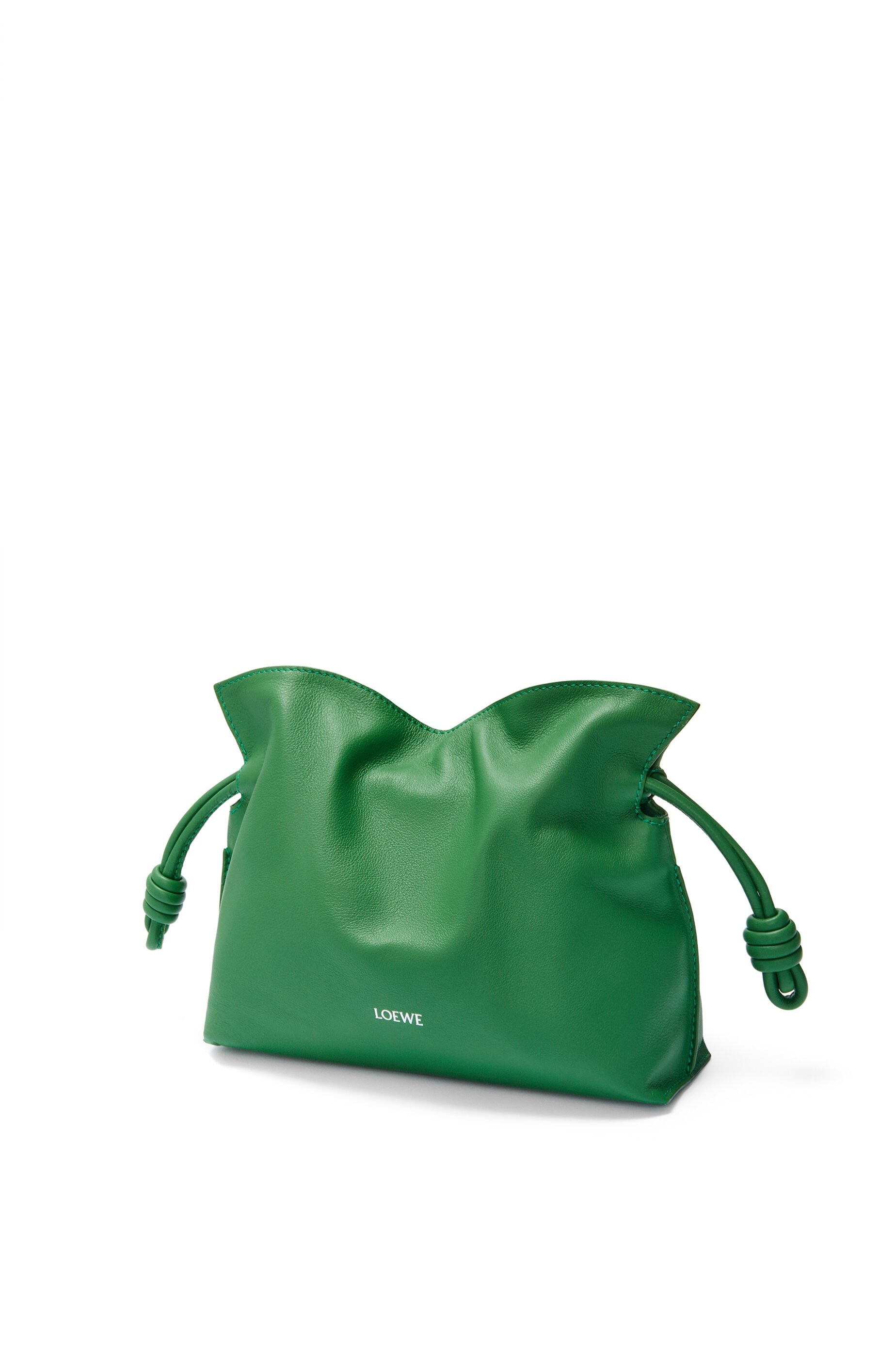★関税込み★ LOEWE Flamenco Clutch Mini Bag Medium Flamenco clutch in nappa calfskin Green - LOEWE
