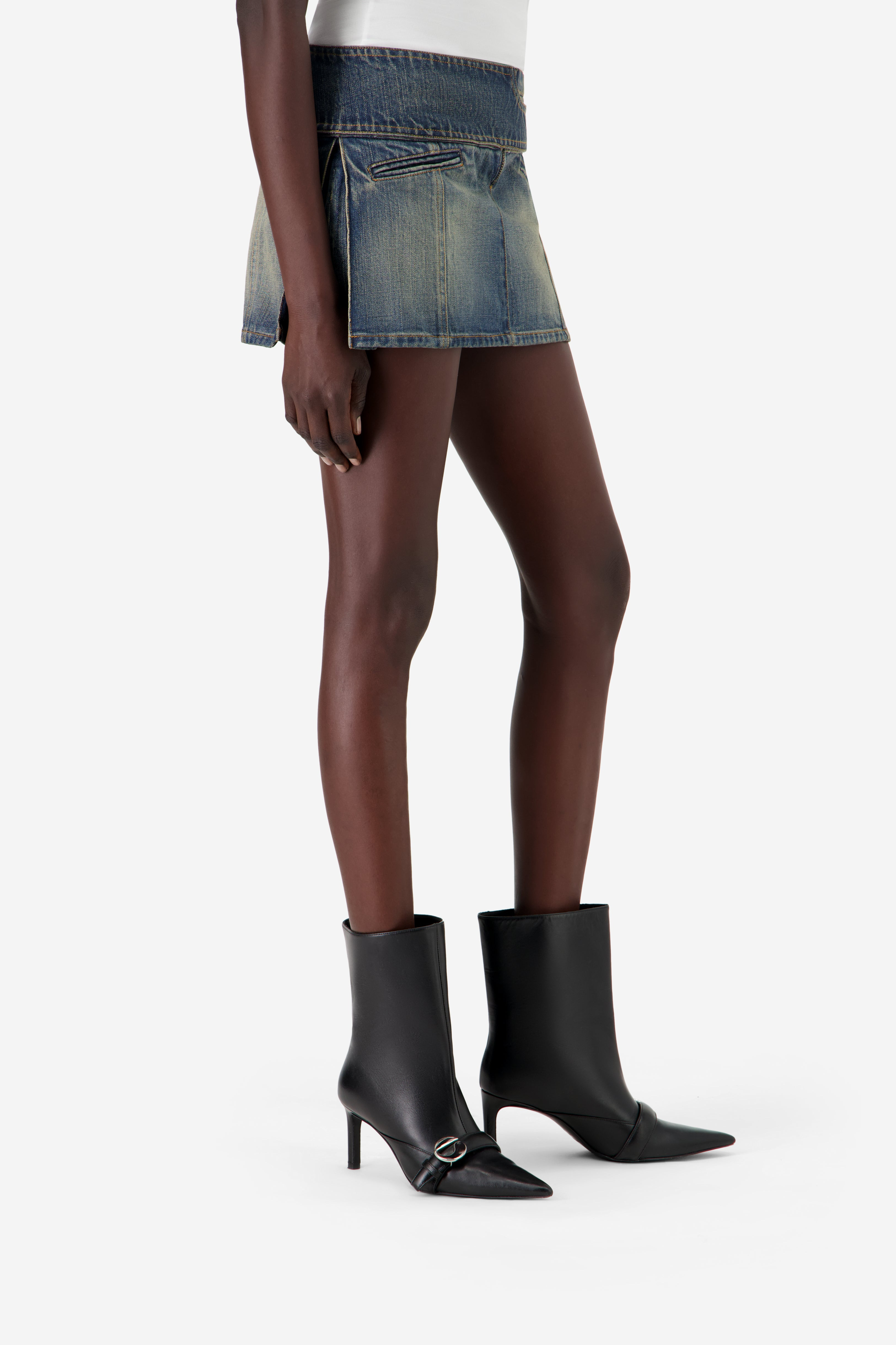 Ankle Heeled Belt Boots - 4