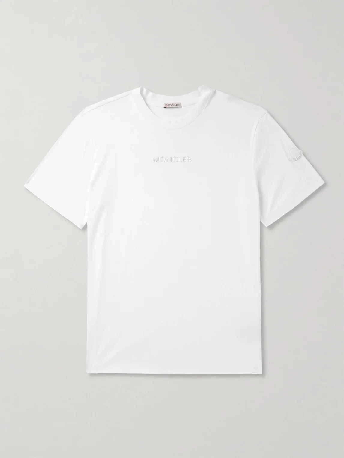 Logo-Appliquéd Cotton-Jersey T-Shirt - 1