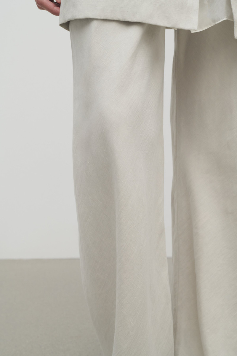 Gala Pant in Silk and Linen 6
