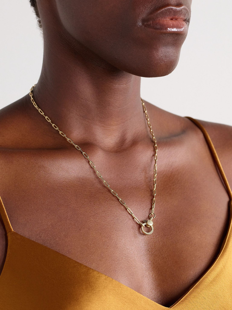 ILEANA MAKRI 14-karat gold diamond necklace Gold outlook