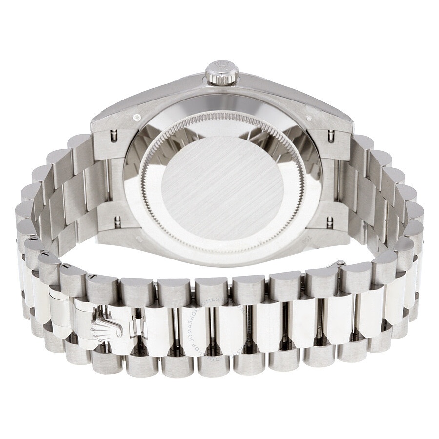 Rolex Day-Date 40 Silver Dial 18K White Gold President Automatic Men's Watch 228239SSP - 3