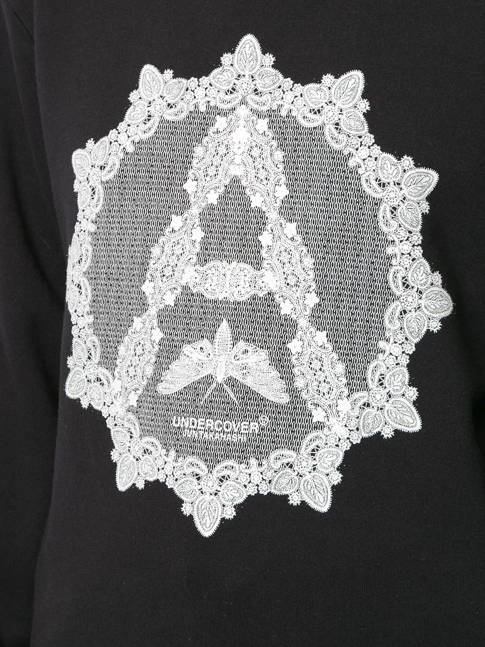 lace print jumper - 5