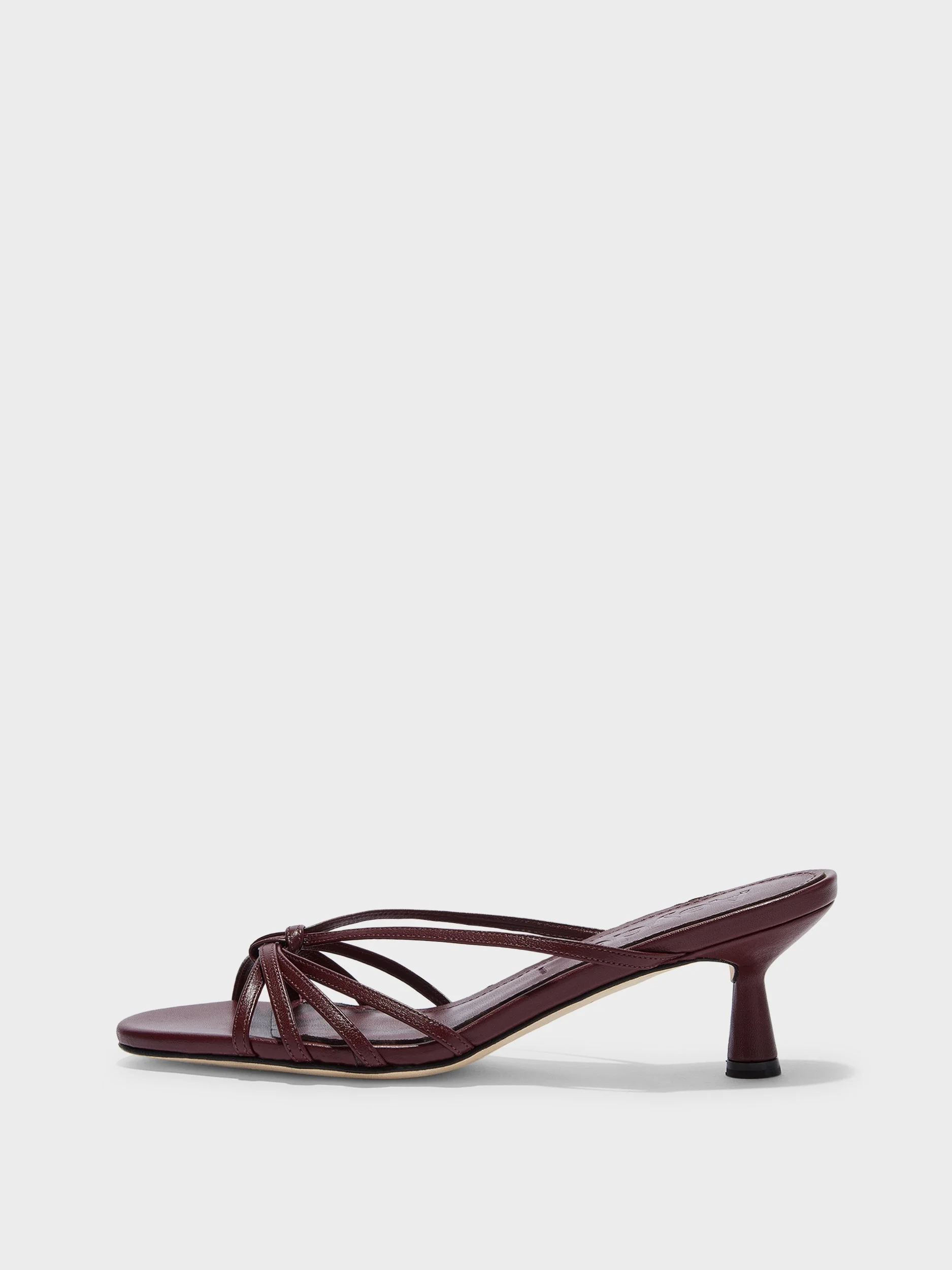 Abby Leather Mules - 1