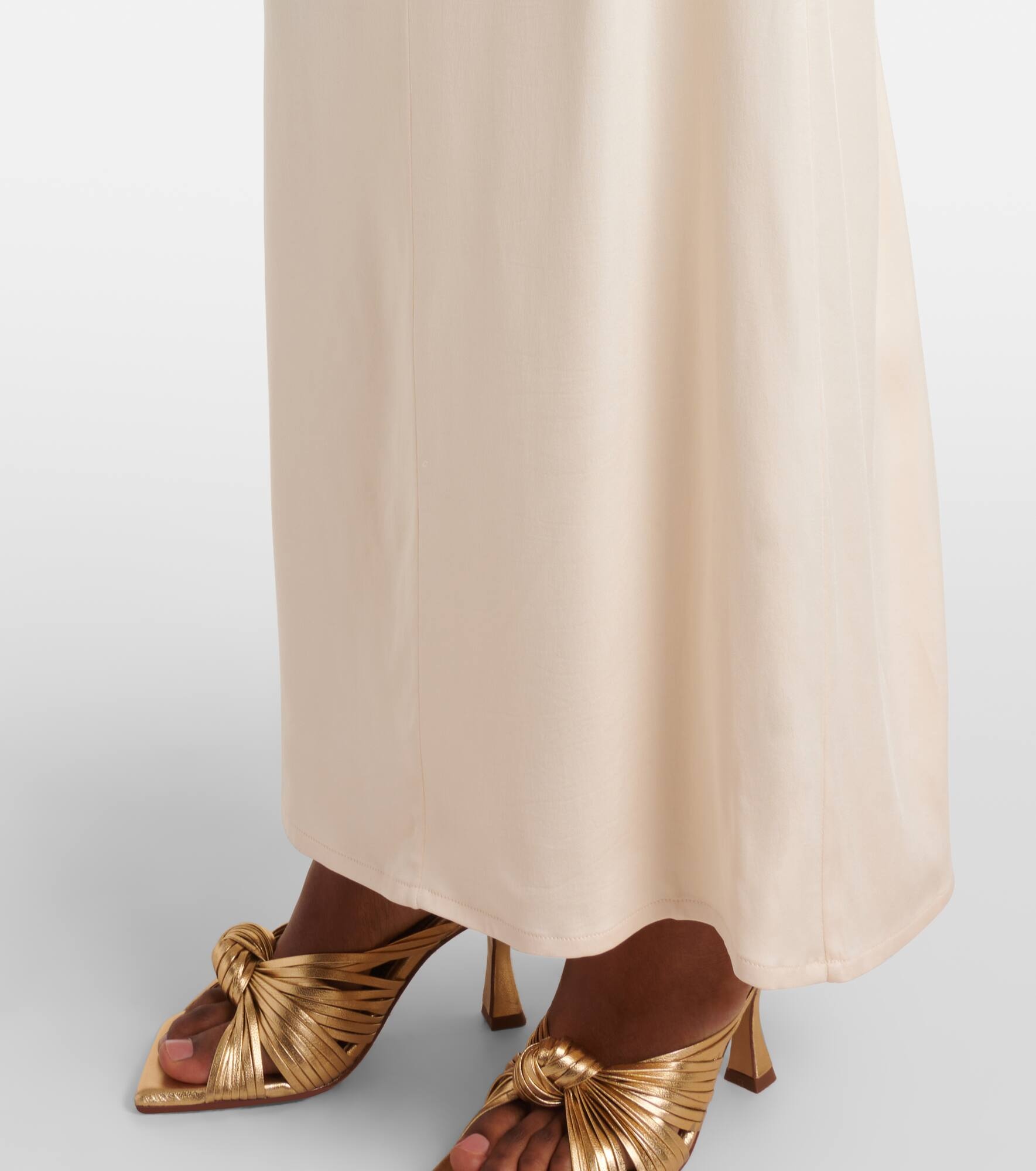 Tova gathered crêpe maxi dress - 5