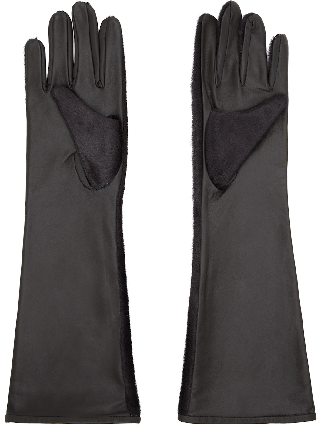 Brown Edna Calfskin Gloves - 2