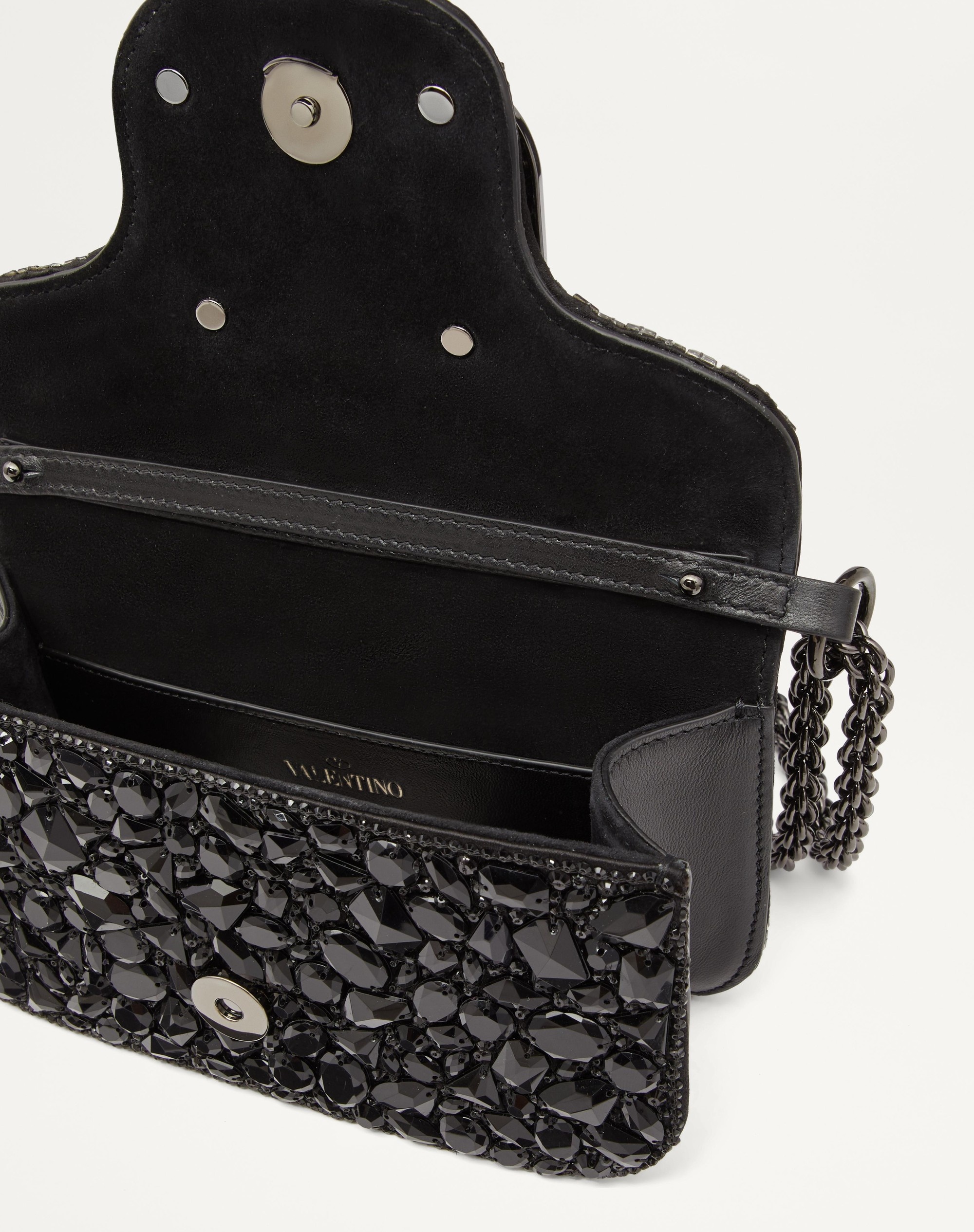 SMALL LOCÒ SHOULDER BAG WITH CRYSTALS - 6