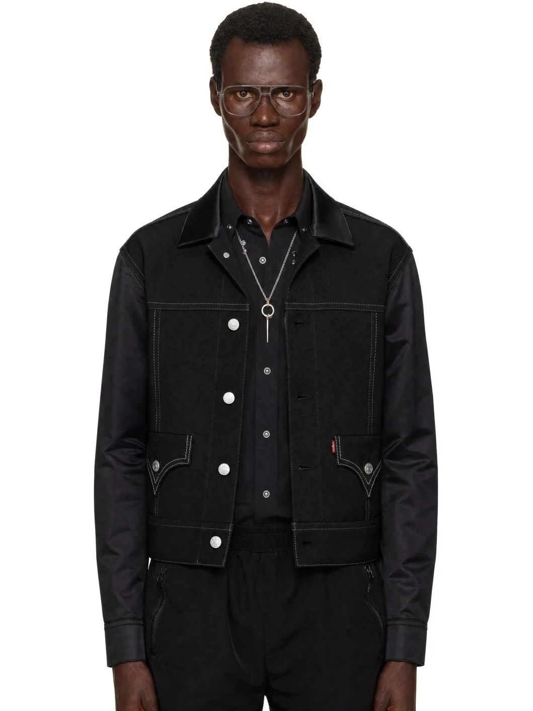 Black Levi's Edition Paneled Jacket - 1