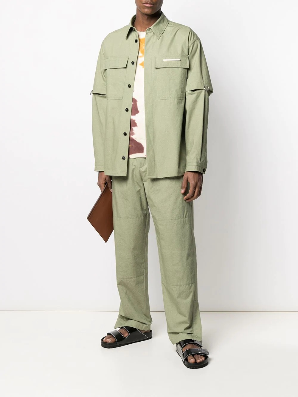 elasticated cotton trousers - 2
