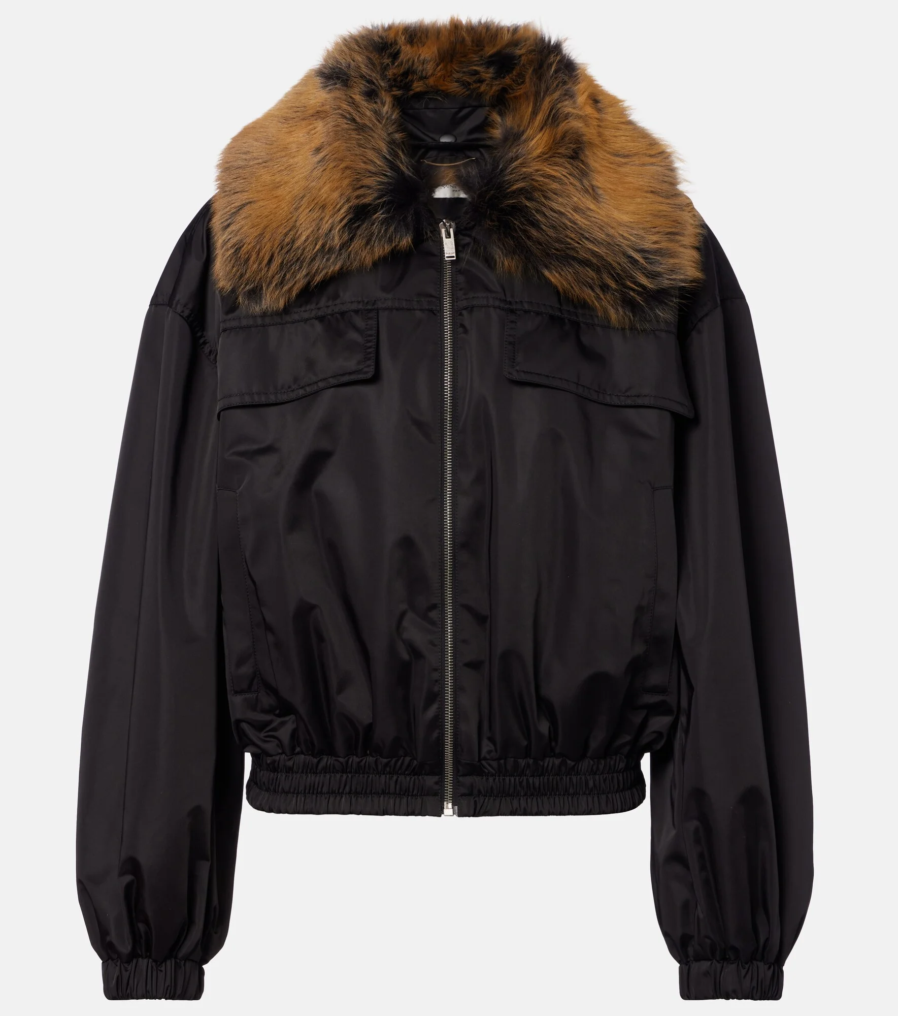 Shearling-trimmed blouson jacket - 1