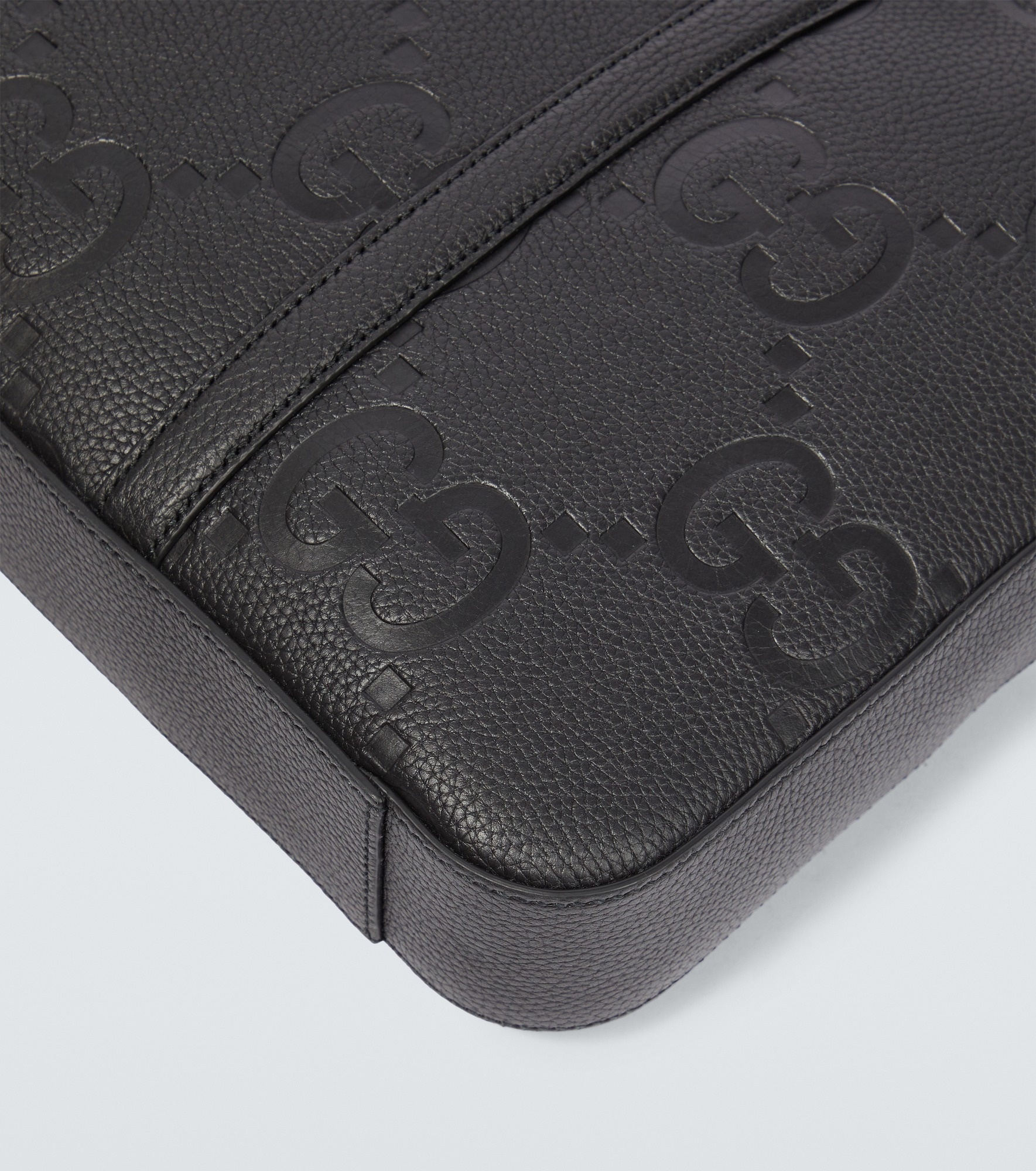 Jumbo GG leather briefcase - 6