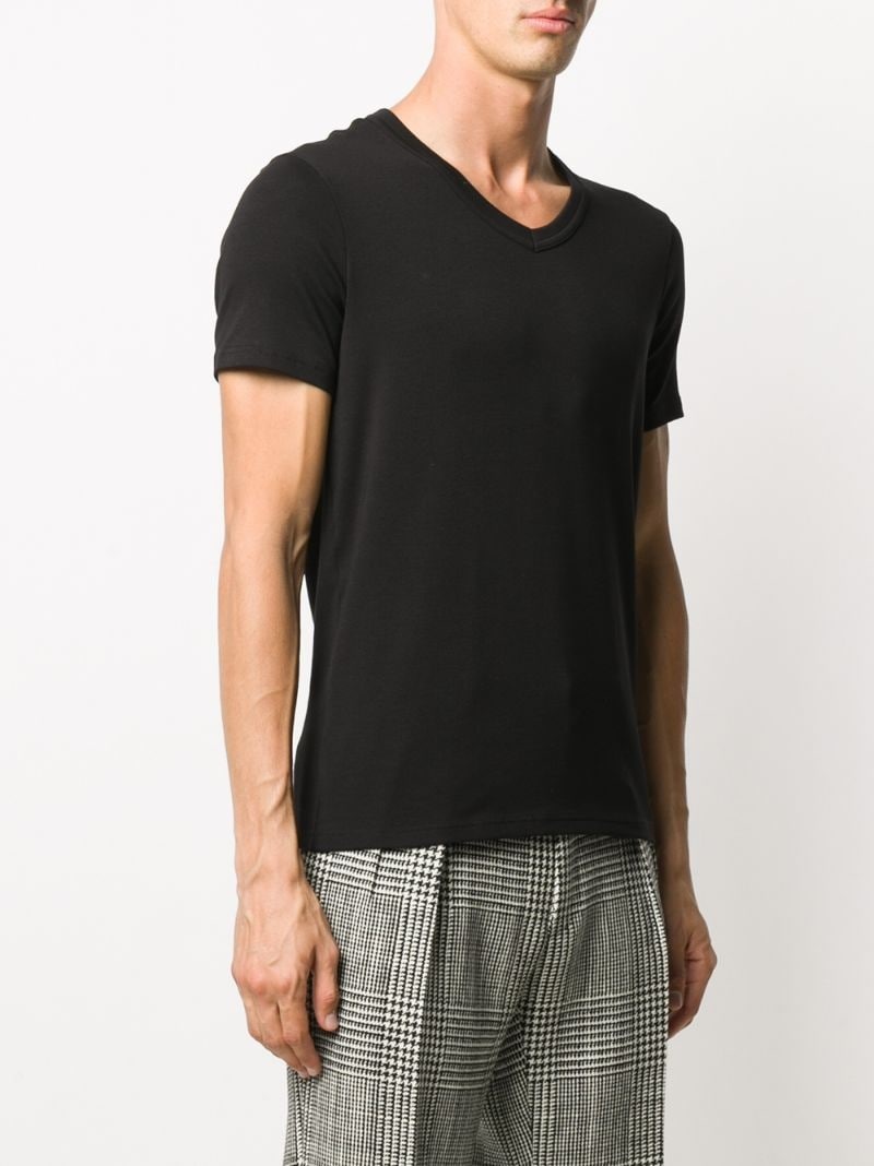 V-neck cotton T-shirt - 3