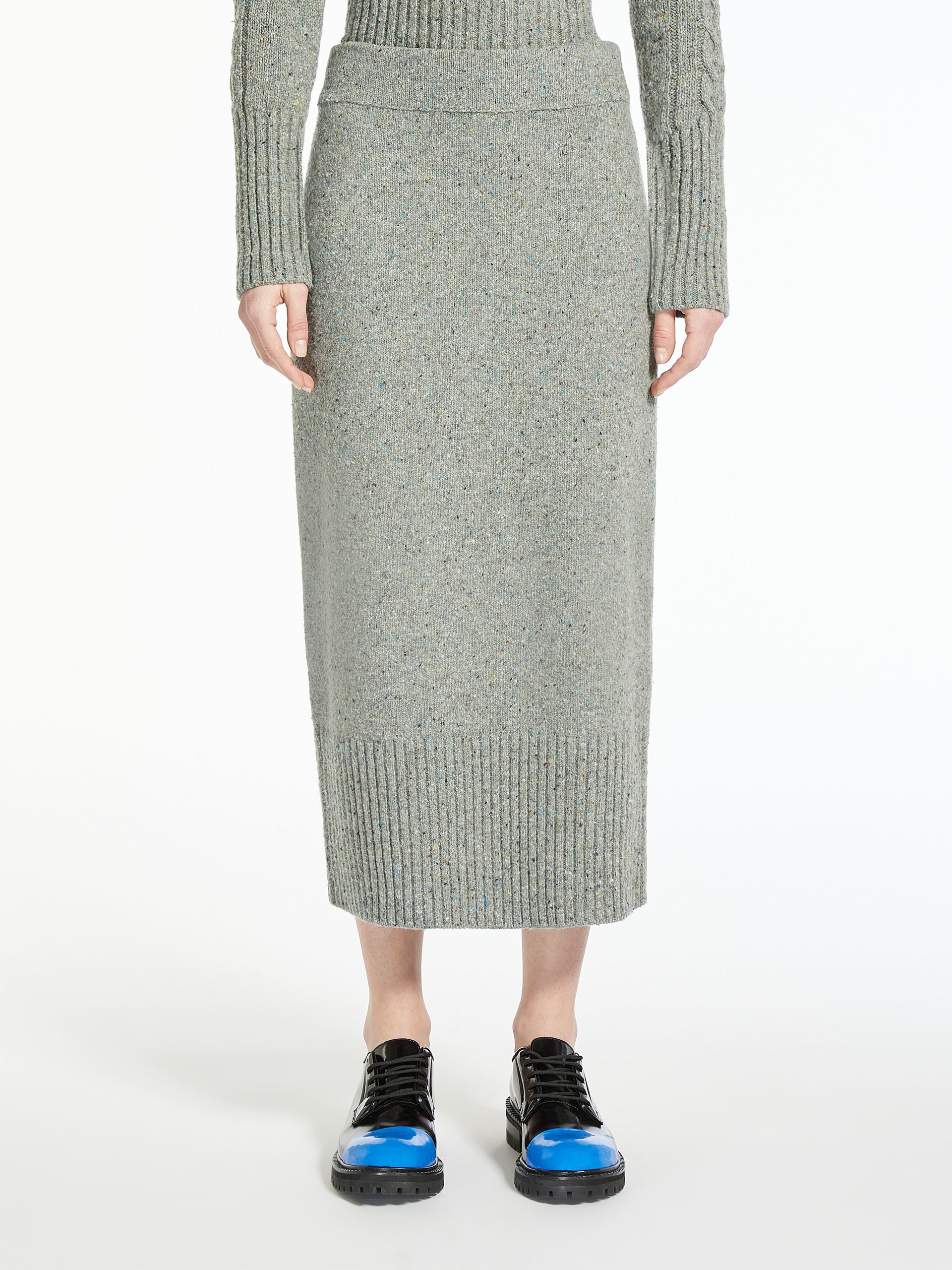 MOCHI Tweed yarn skirt - 3