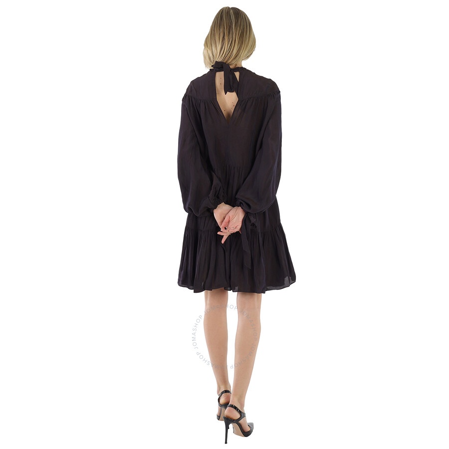 3.1 Phillip Lim Ladies Purple Short Gathered Dress - 3