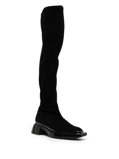 BOTH knee-high low-heel boots outlook