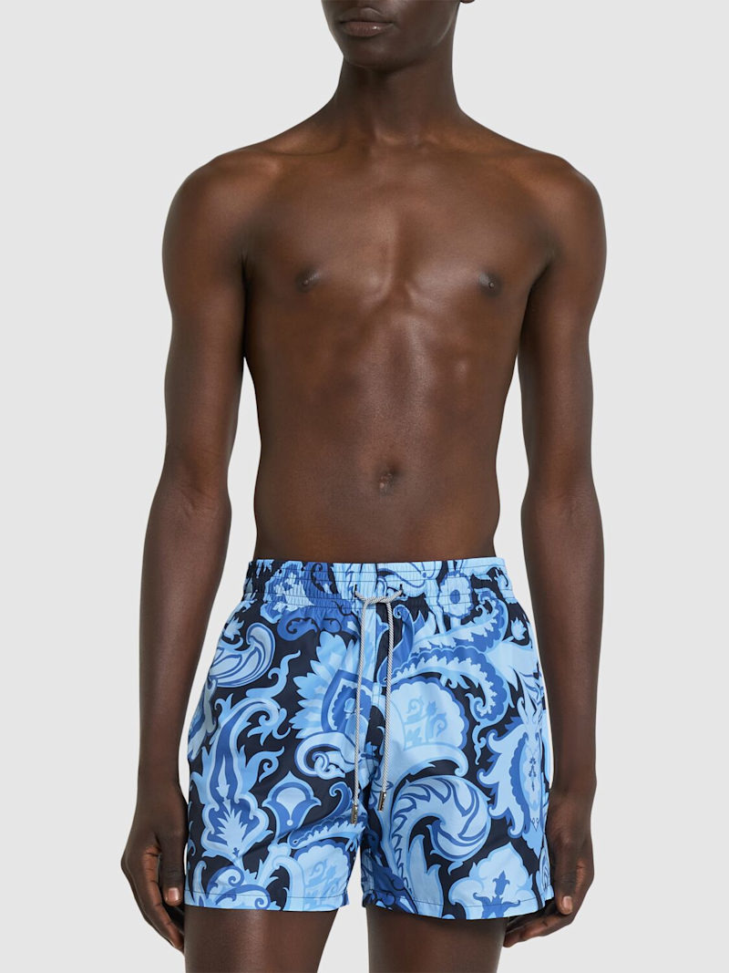 Printed swim shorts - 2