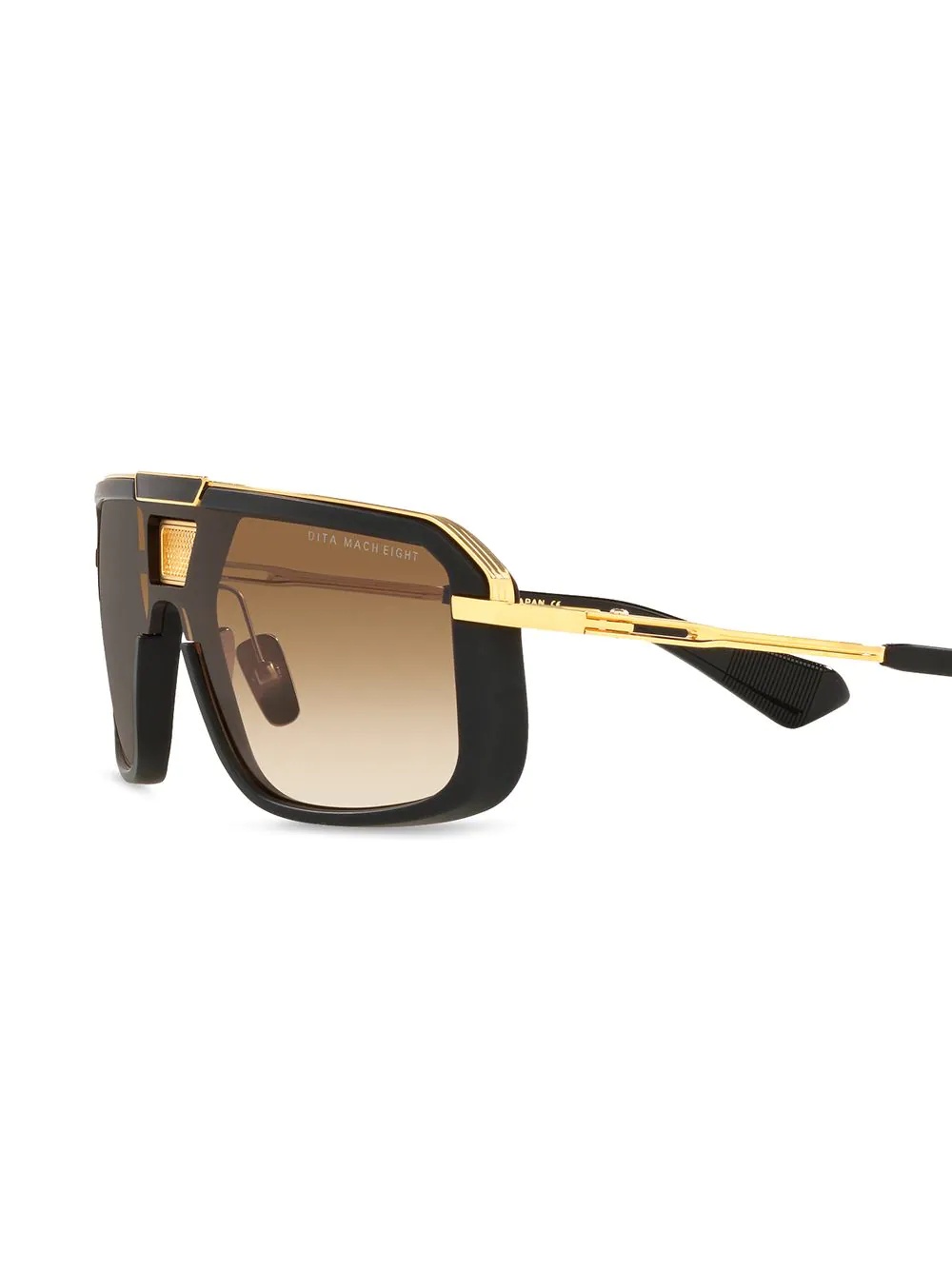 two-tone square-frame sunglasses - 3